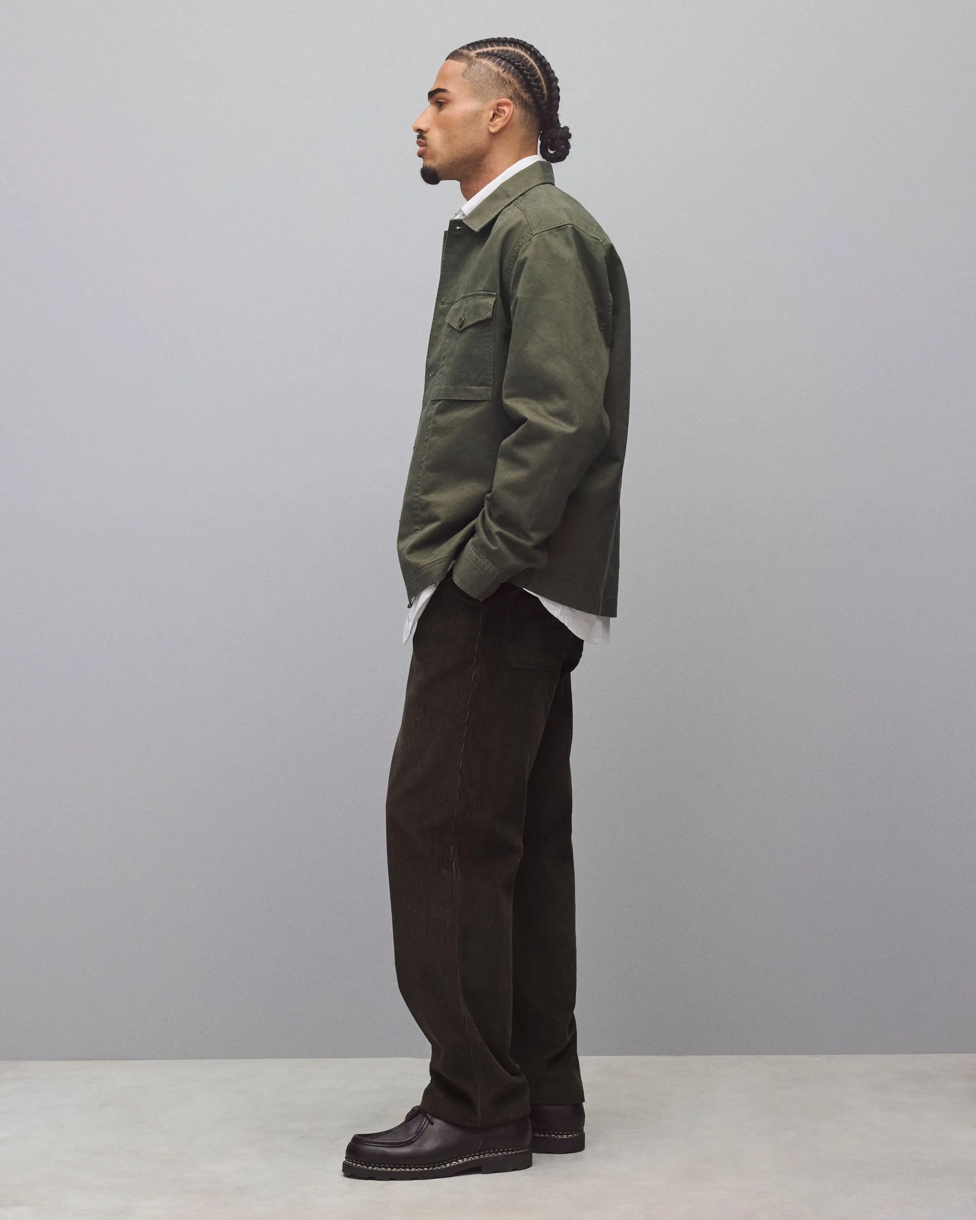 Cotton Chino Keeper Standard Overshirt sold by Reigning Champ product image thumbnail 4