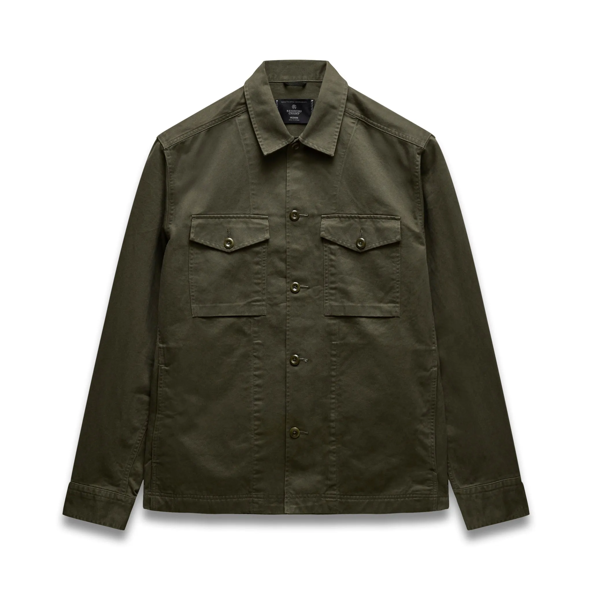 Cotton Chino Keeper Standard Overshirt sold by Reigning Champ