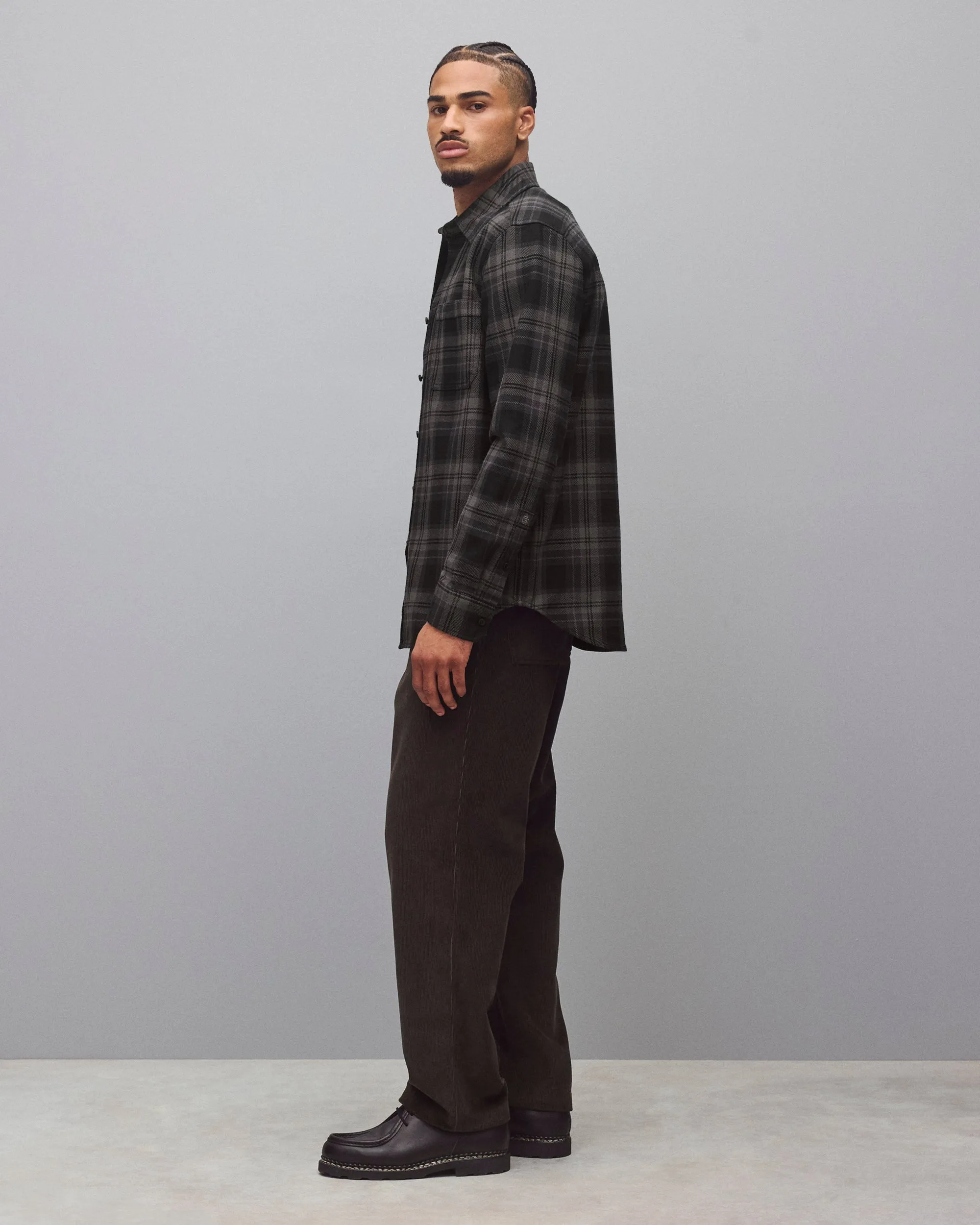 Cotton Plaid Union Standard Shirt sold by Reigning Champ product image thumbnail 4