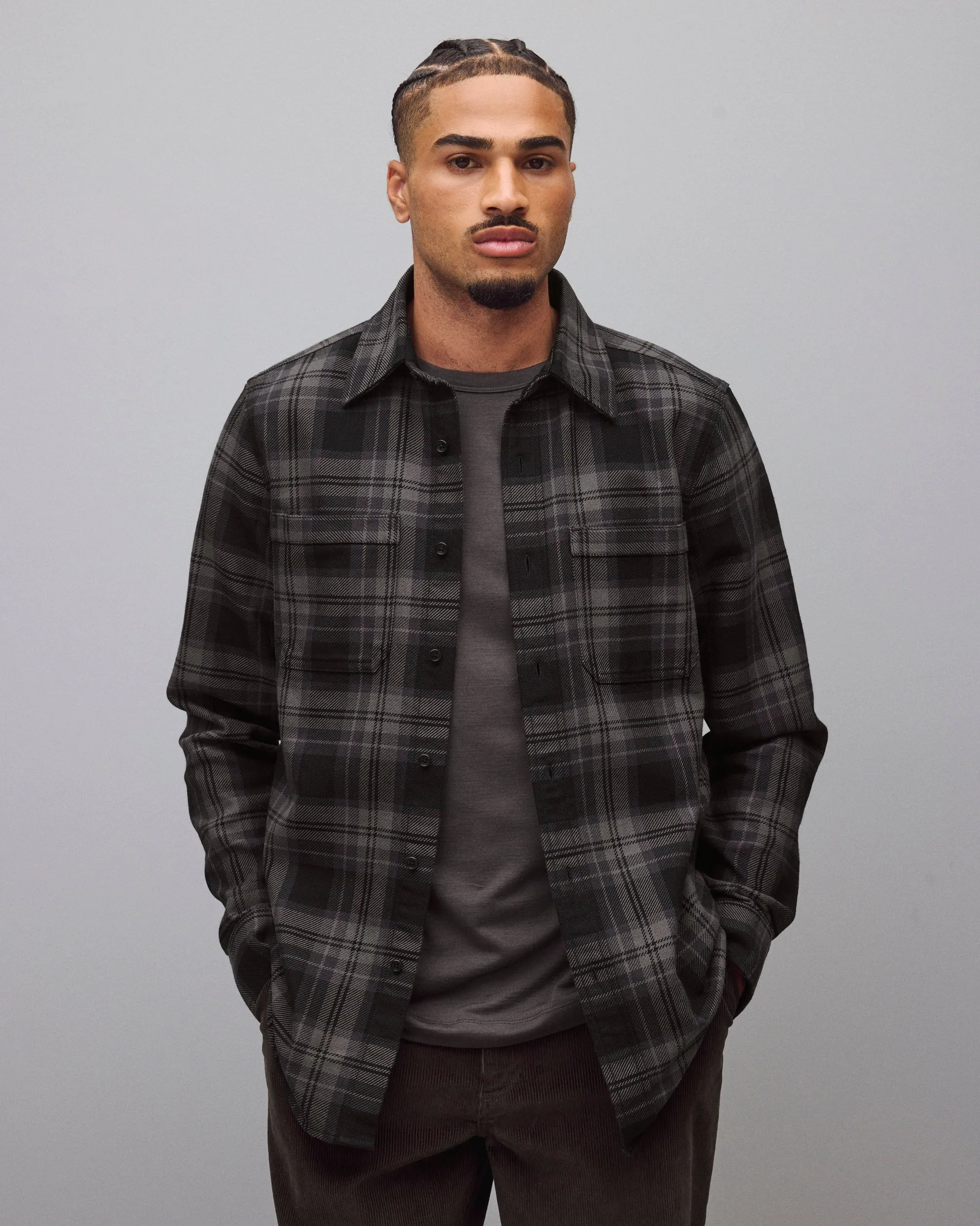 Cotton Plaid Union Standard Shirt sold by Reigning Champ product image thumbnail 2