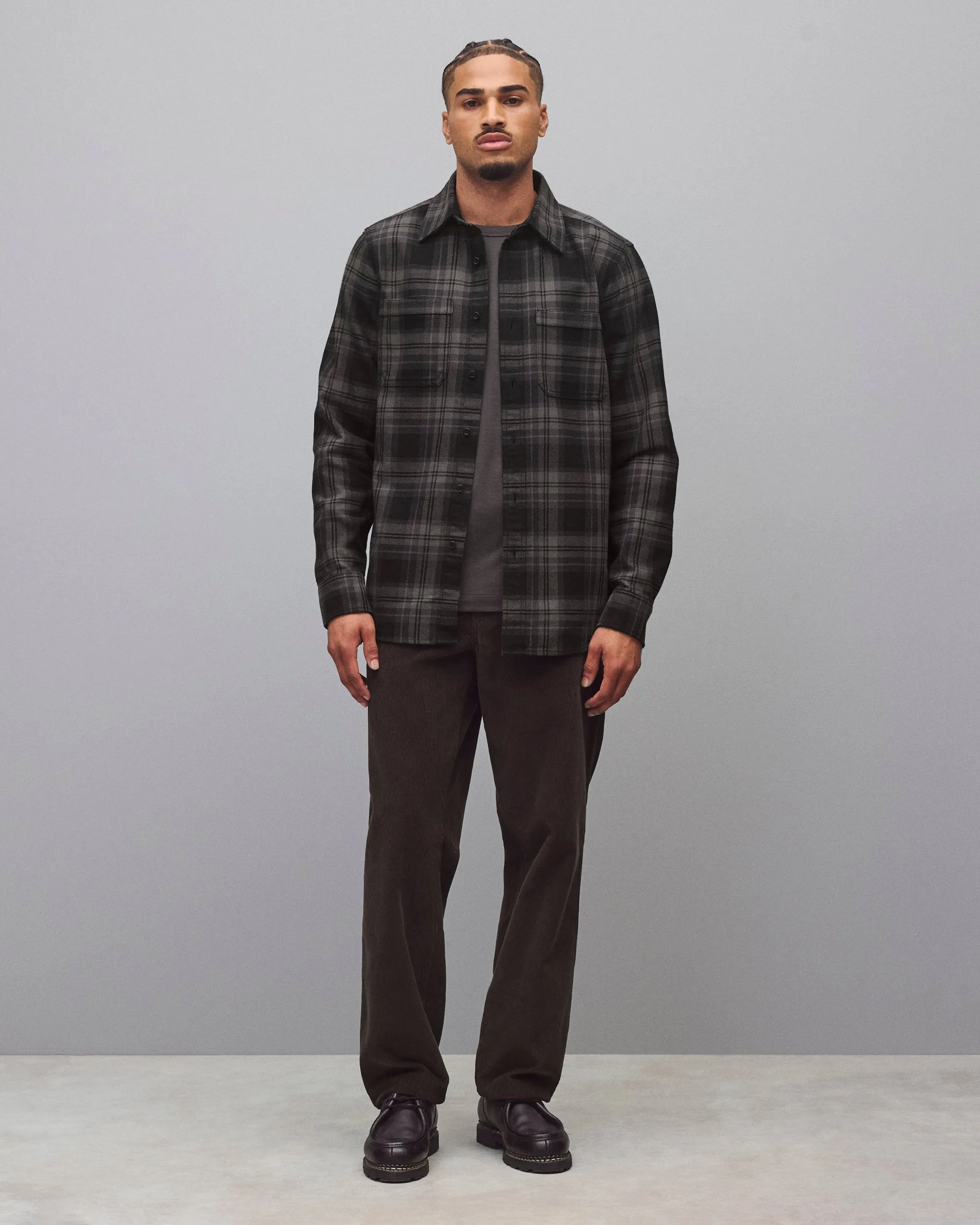 Cotton Plaid Union Standard Shirt sold by Reigning Champ product image thumbnail 3