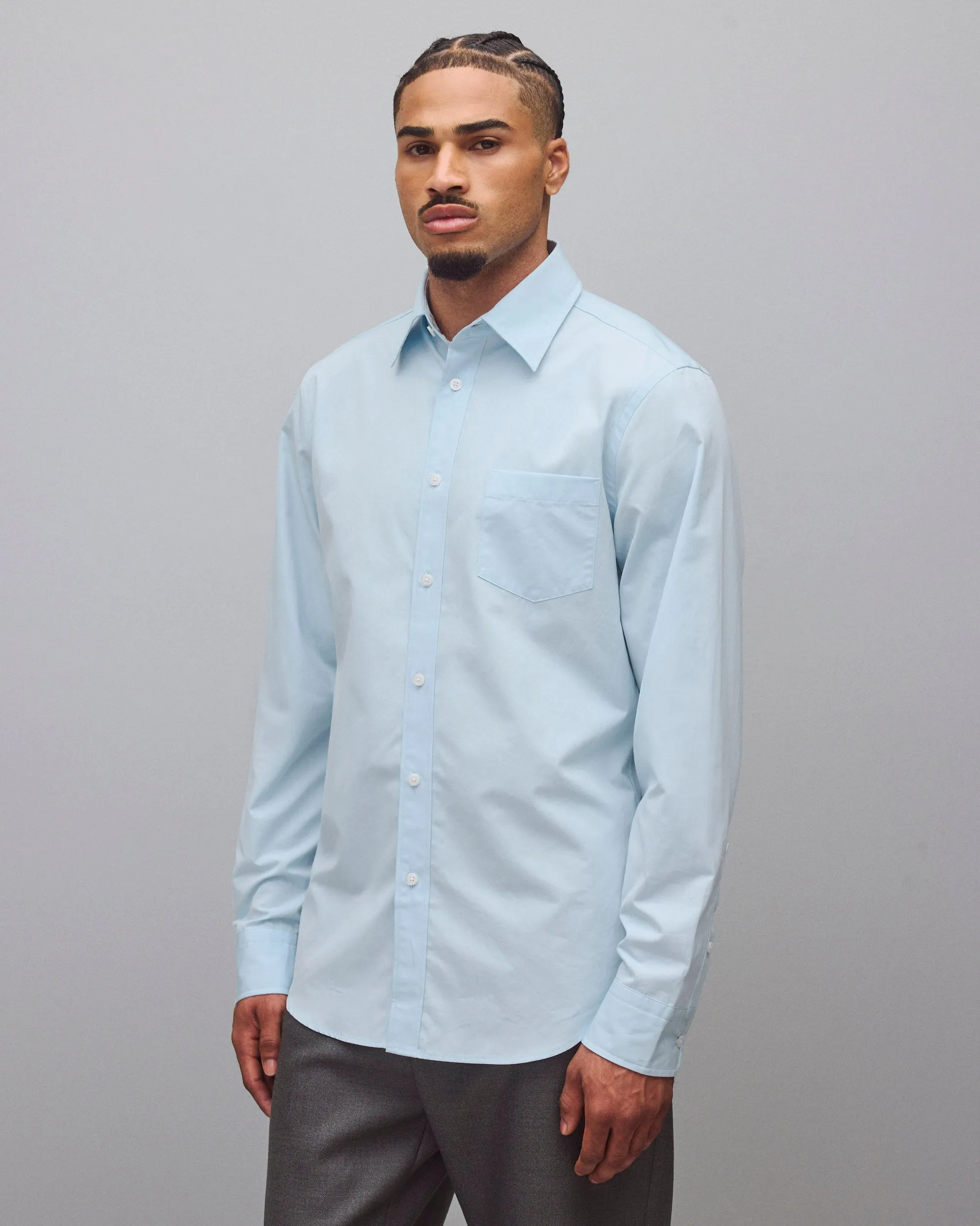 Cotton Poplin Alumni Standard Shirt sold by Reigning Champ product image thumbnail 2