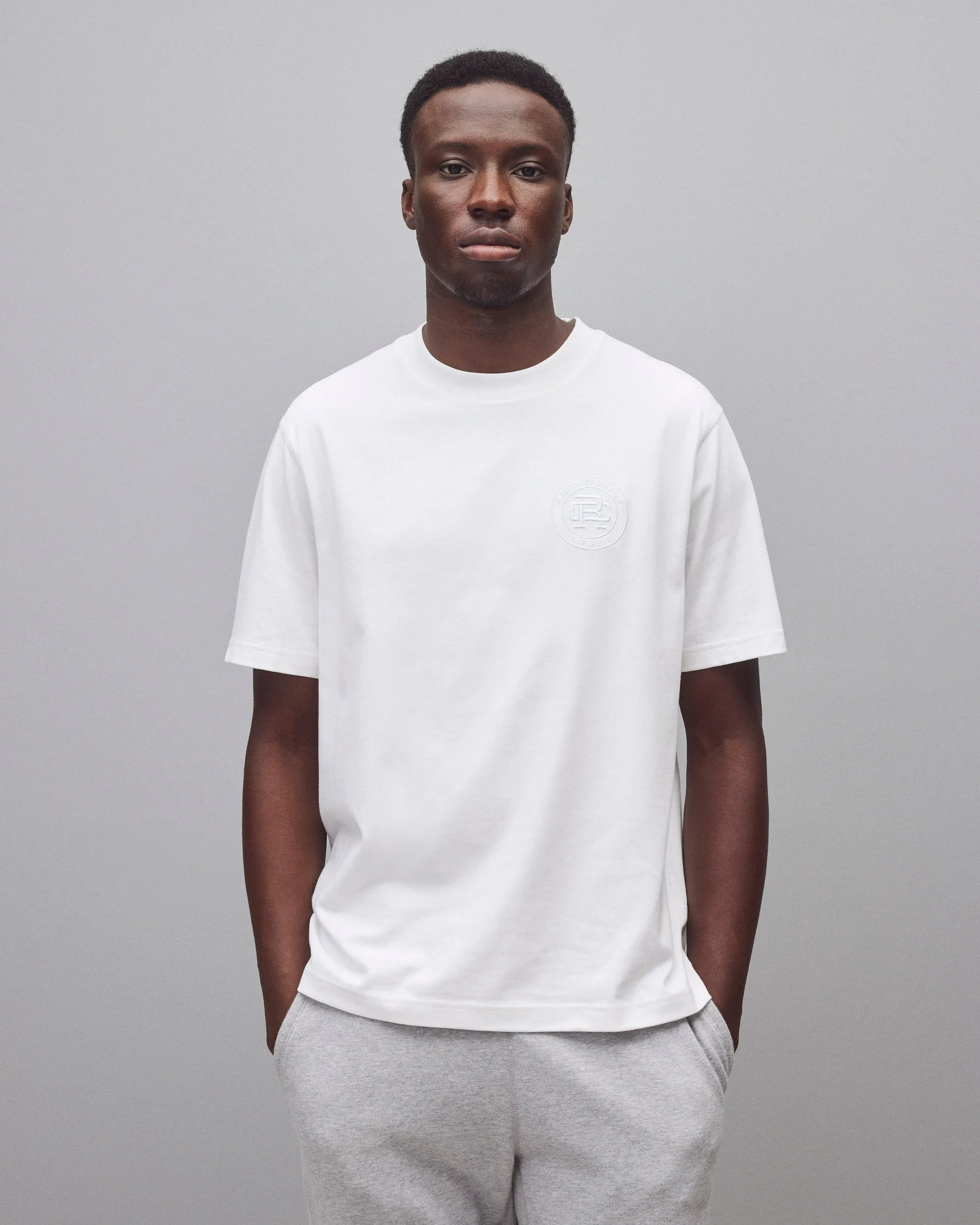 Midweight Jersey Crest OG T-Shirt sold by Reigning Champ product image thumbnail 2