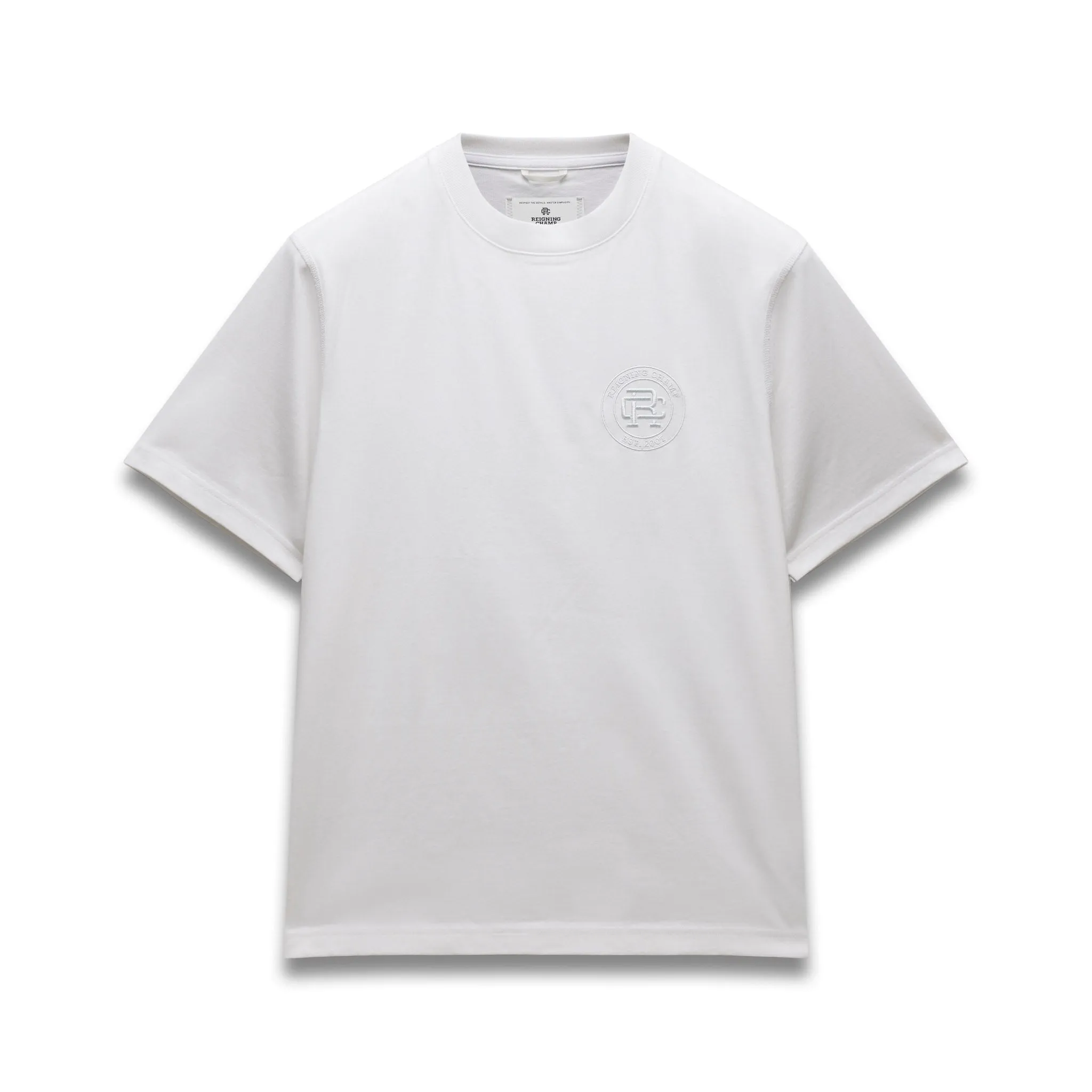Midweight Jersey Crest OG T-Shirt sold by Reigning Champ