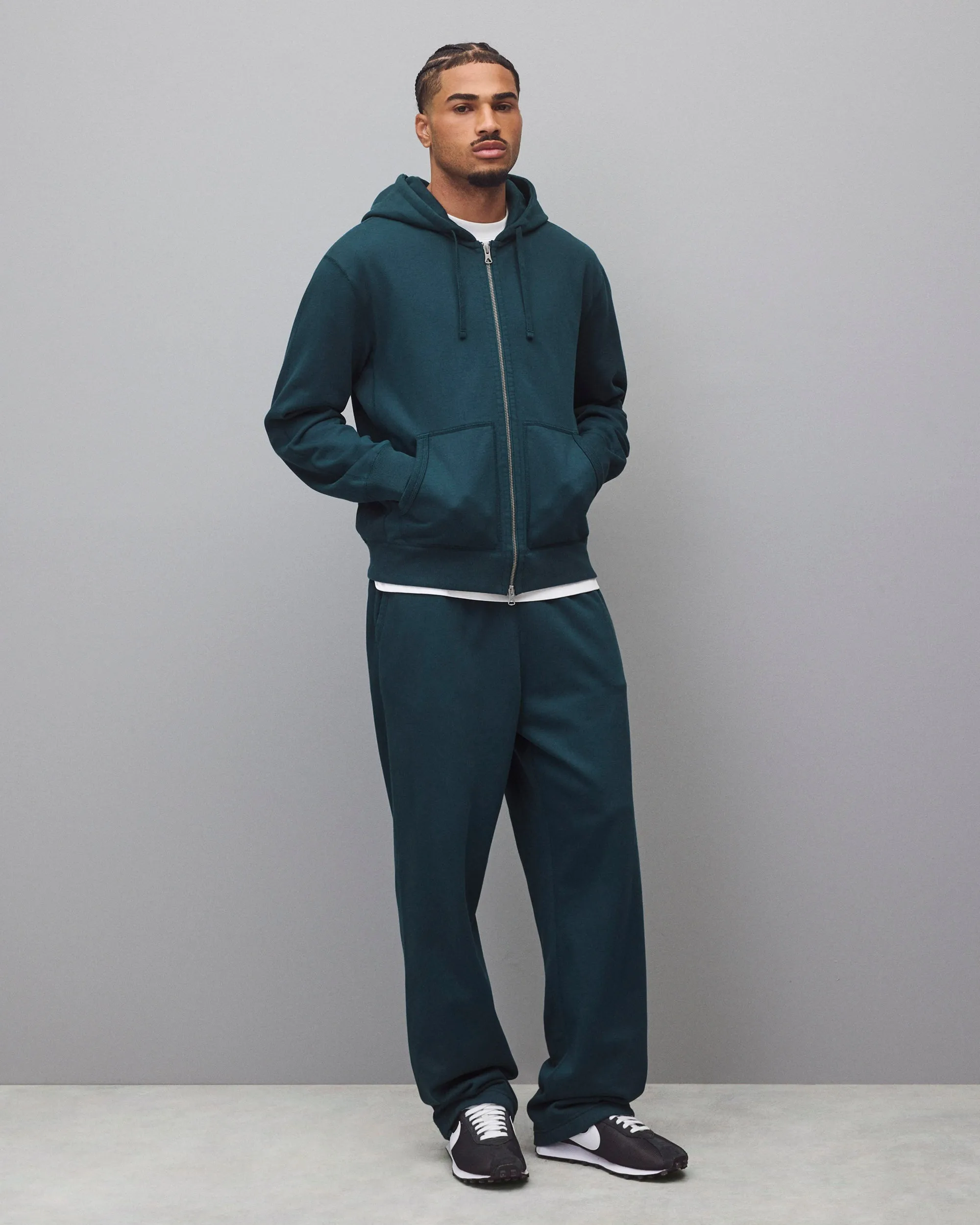 Midweight Terry Standard Zip Hoodie sold by Reigning Champ product image thumbnail 3