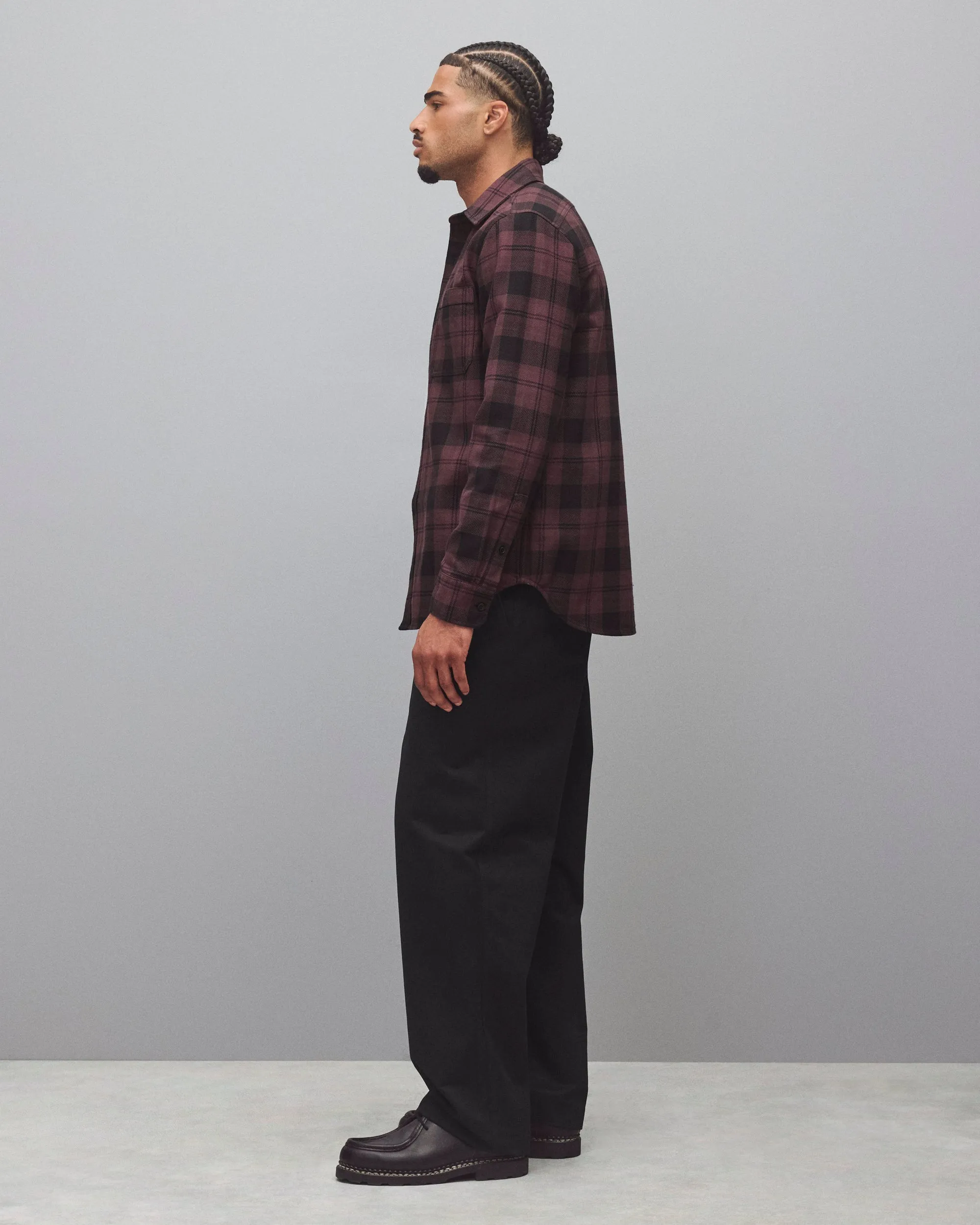Cotton Plaid Union Standard Shirt sold by Reigning Champ product image thumbnail 4