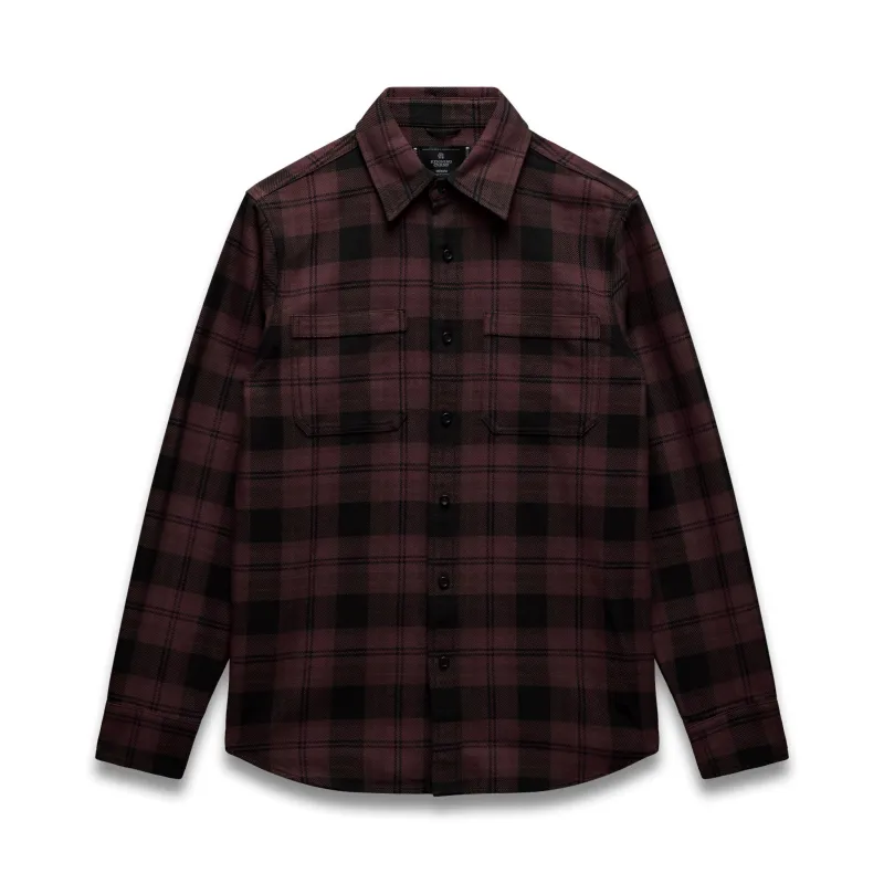 Cotton Plaid Union Standard Shirt sold by Reigning Champ