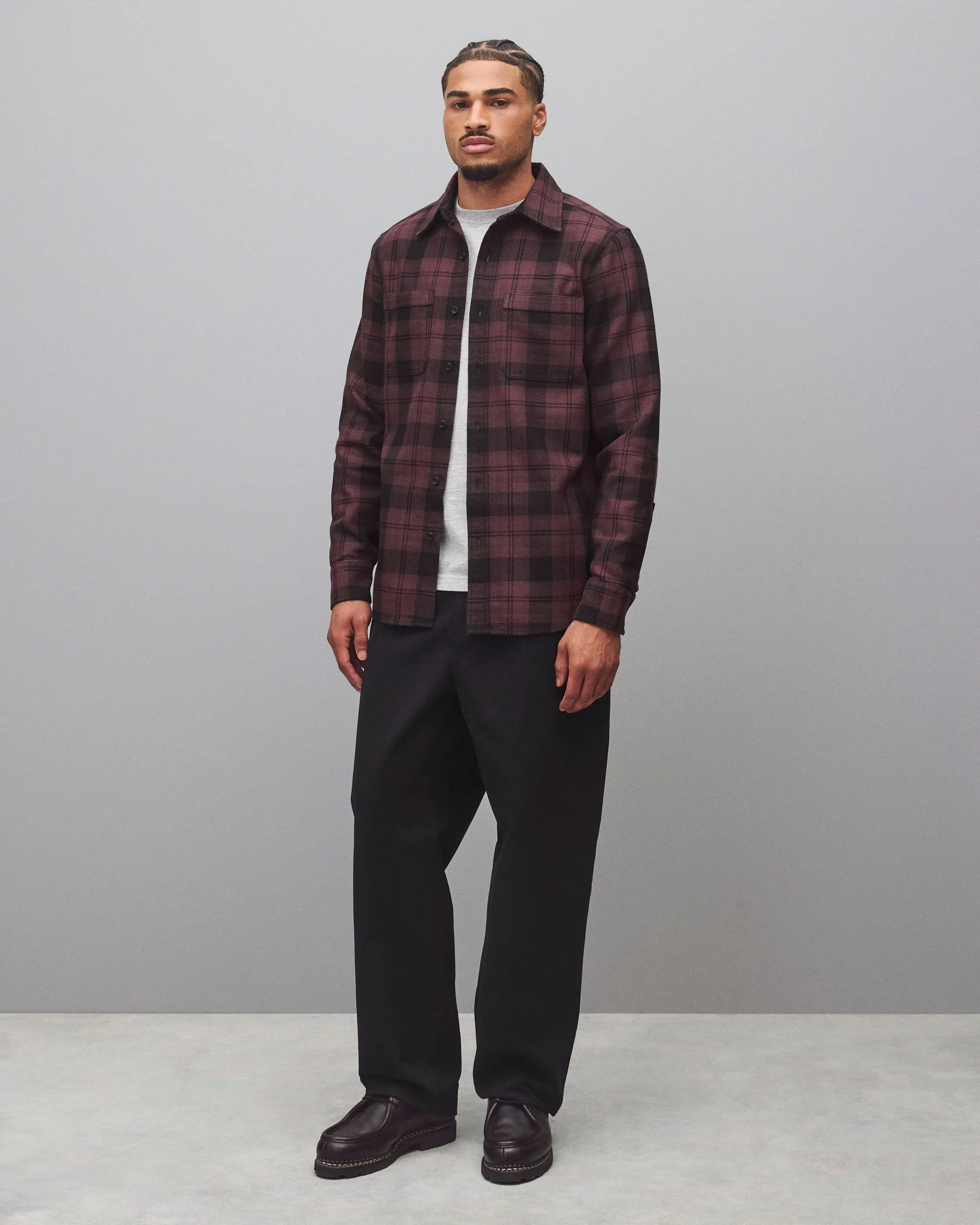 Cotton Plaid Union Standard Shirt sold by Reigning Champ product image thumbnail 3