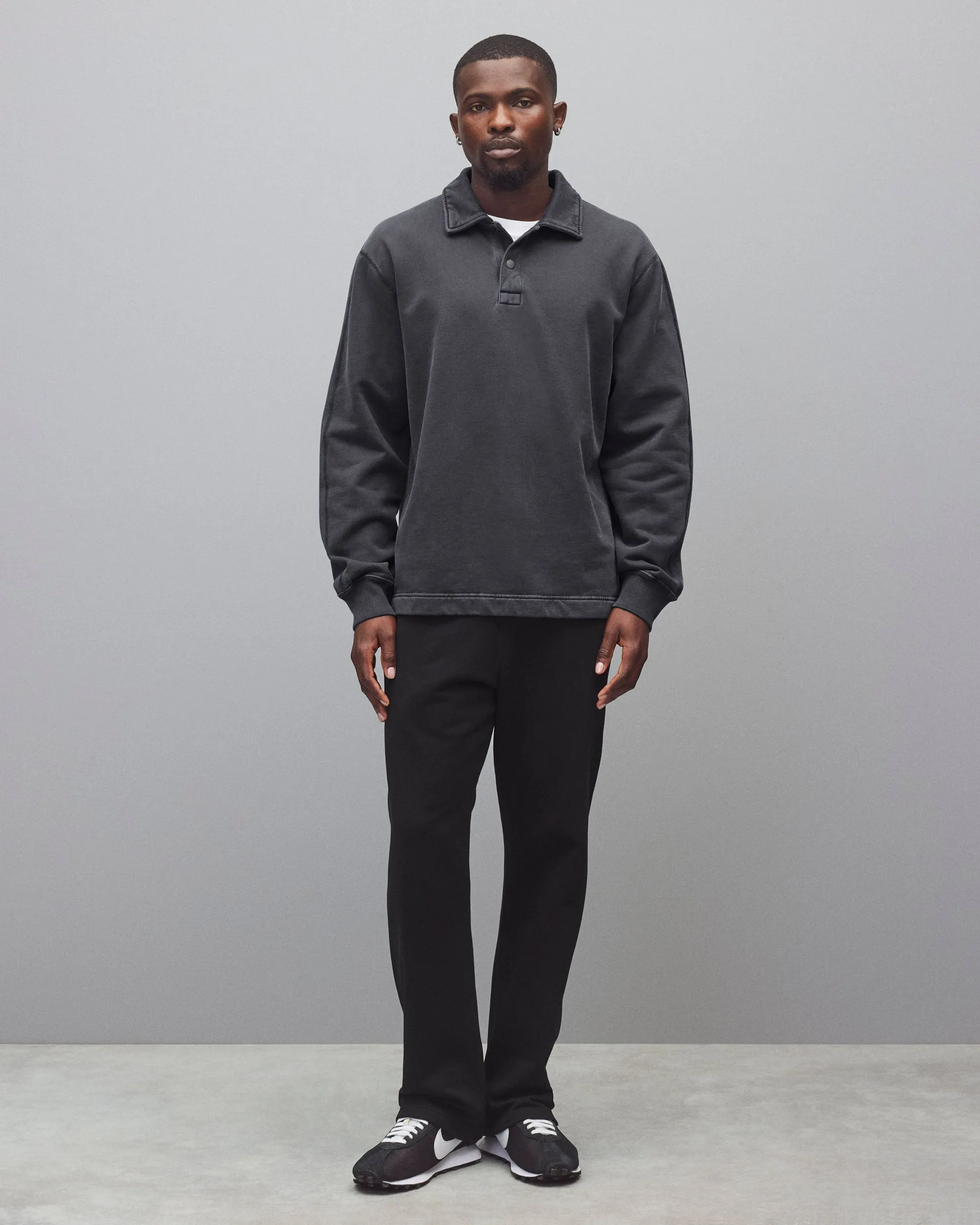 Midweight Terry Fadeaway Rugby Standard Sweatshirt sold by Reigning Champ product image thumbnail 3