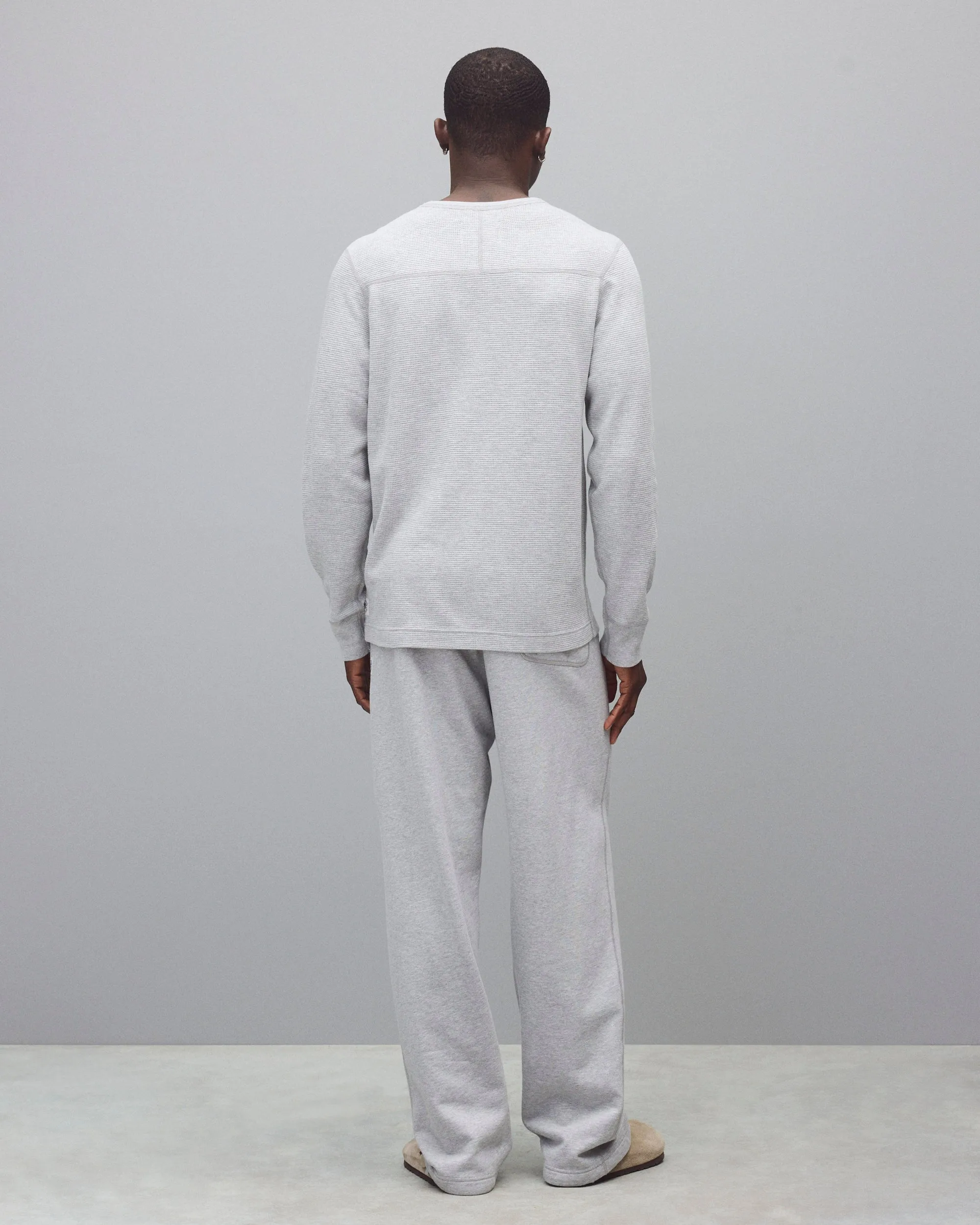 Lightweight Waffle Standard Henley sold by Reigning Champ product image thumbnail 5