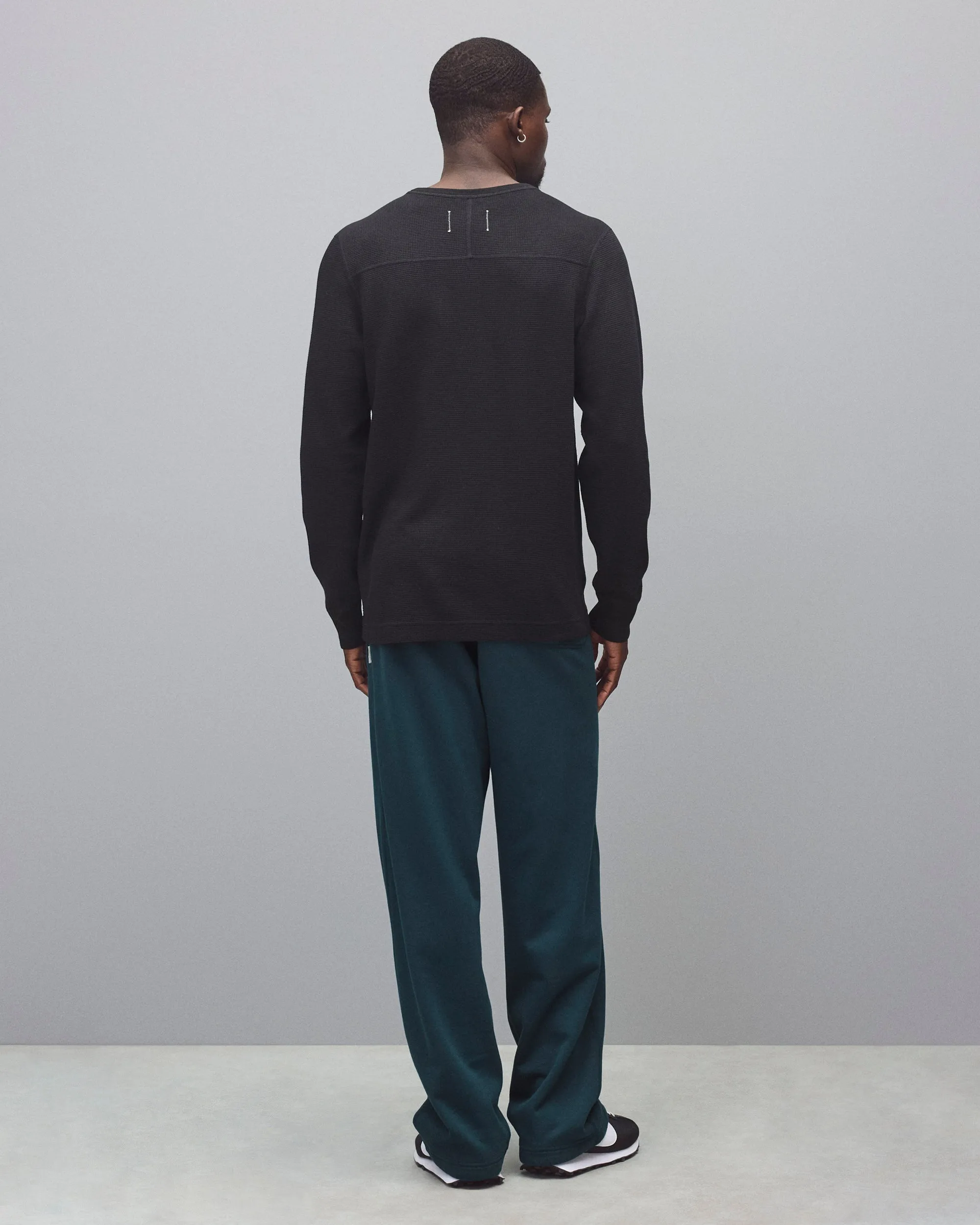 Lightweight Waffle Standard Henley sold by Reigning Champ product image thumbnail 5