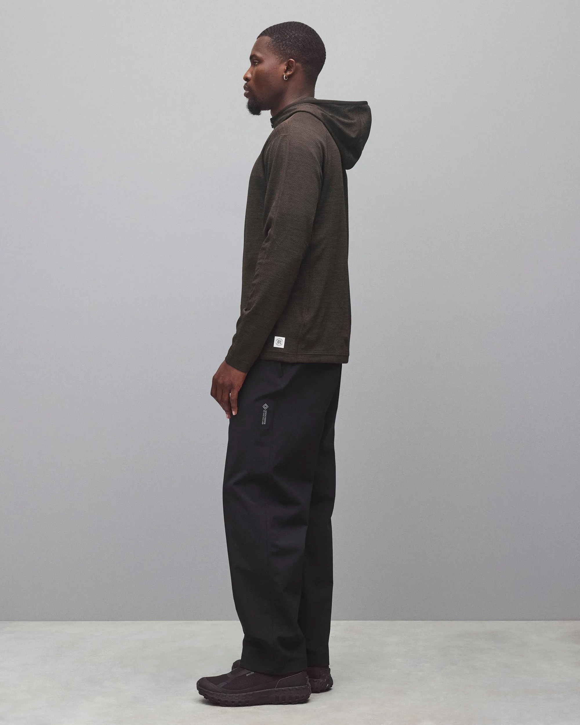 Solotex Mesh Tiebreak Standard Quarter Zip Hoodie sold by Reigning Champ product image thumbnail 4