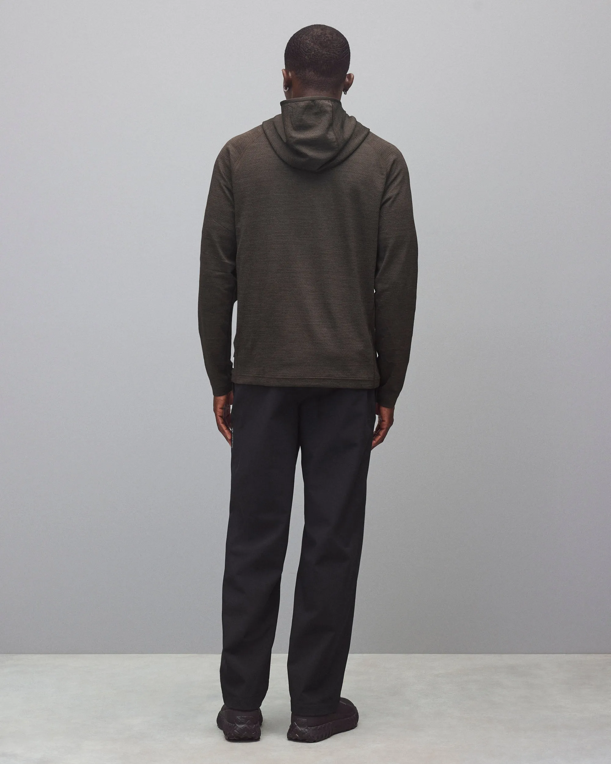 Solotex Mesh Tiebreak Standard Quarter Zip Hoodie sold by Reigning Champ product image thumbnail 5