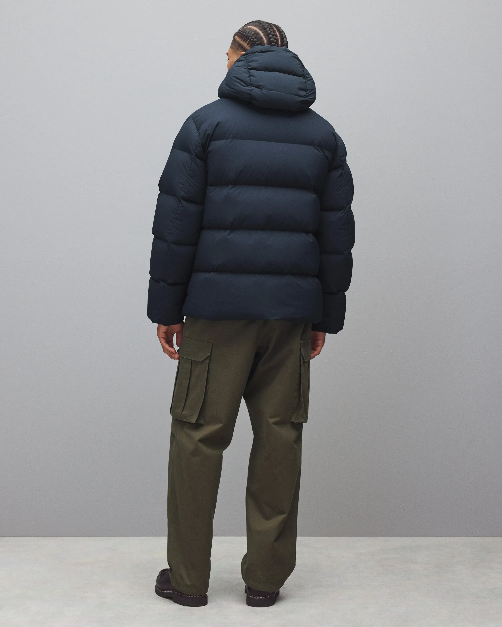 Matte Ripstop Franchise Hooded Down Jacket sold by Reigning Champ product image thumbnail 5