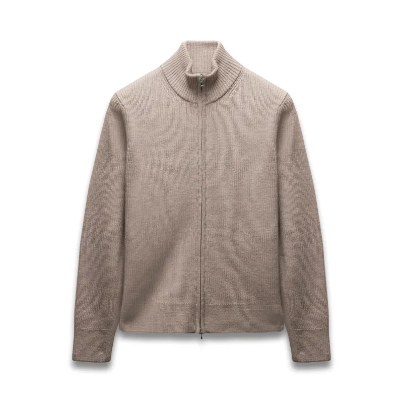 Merino Rib Vinnie Track Jacket sold by Reigning Champ