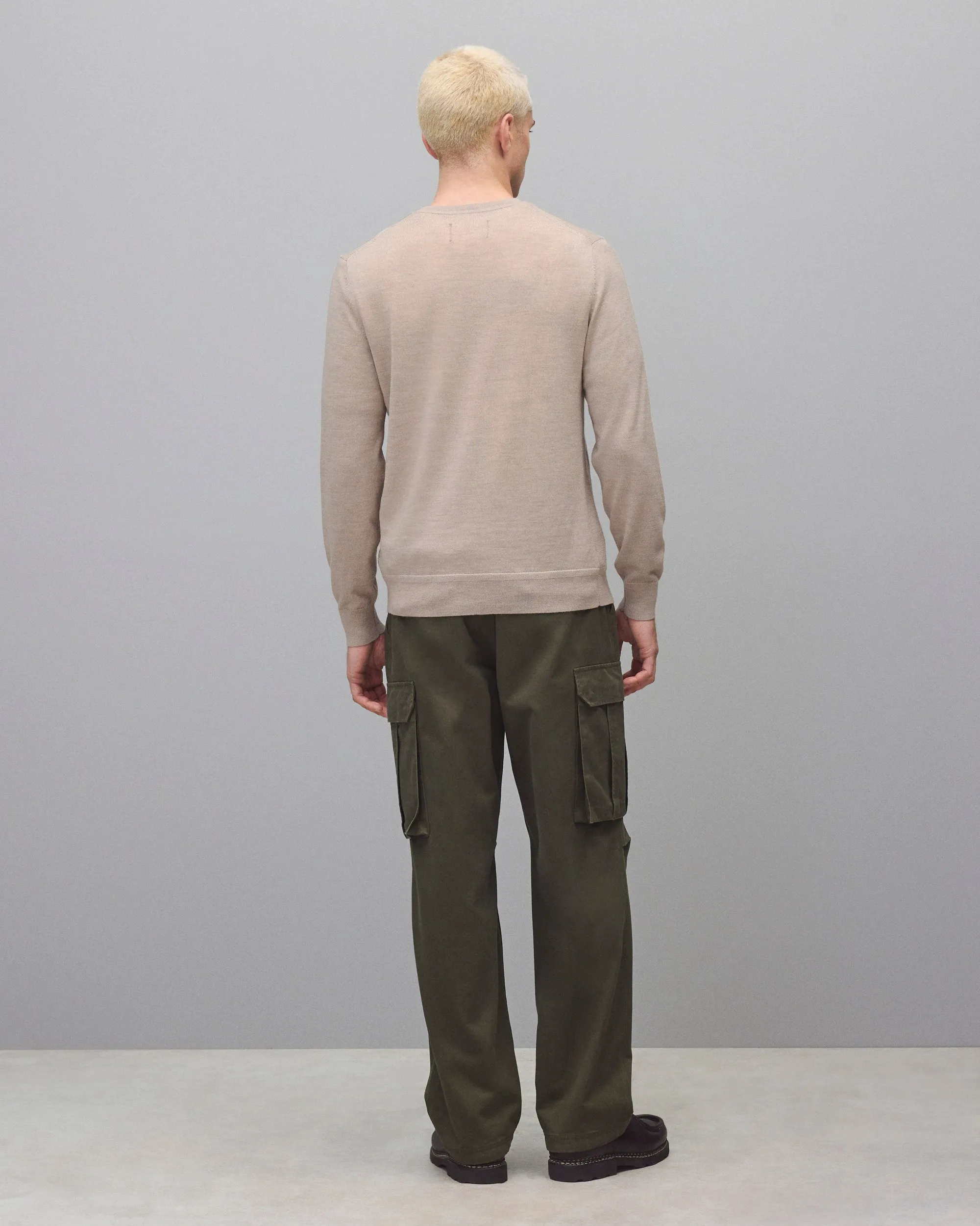 Lightweight Merino Harry Crewneck sold by Reigning Champ product image thumbnail 5