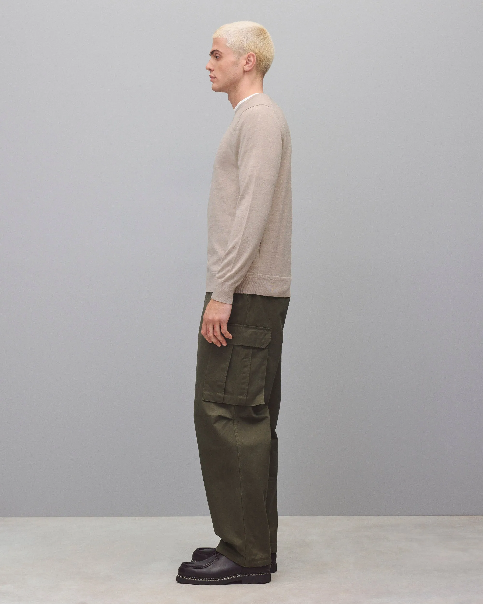 Lightweight Merino Harry Crewneck sold by Reigning Champ product image thumbnail 4