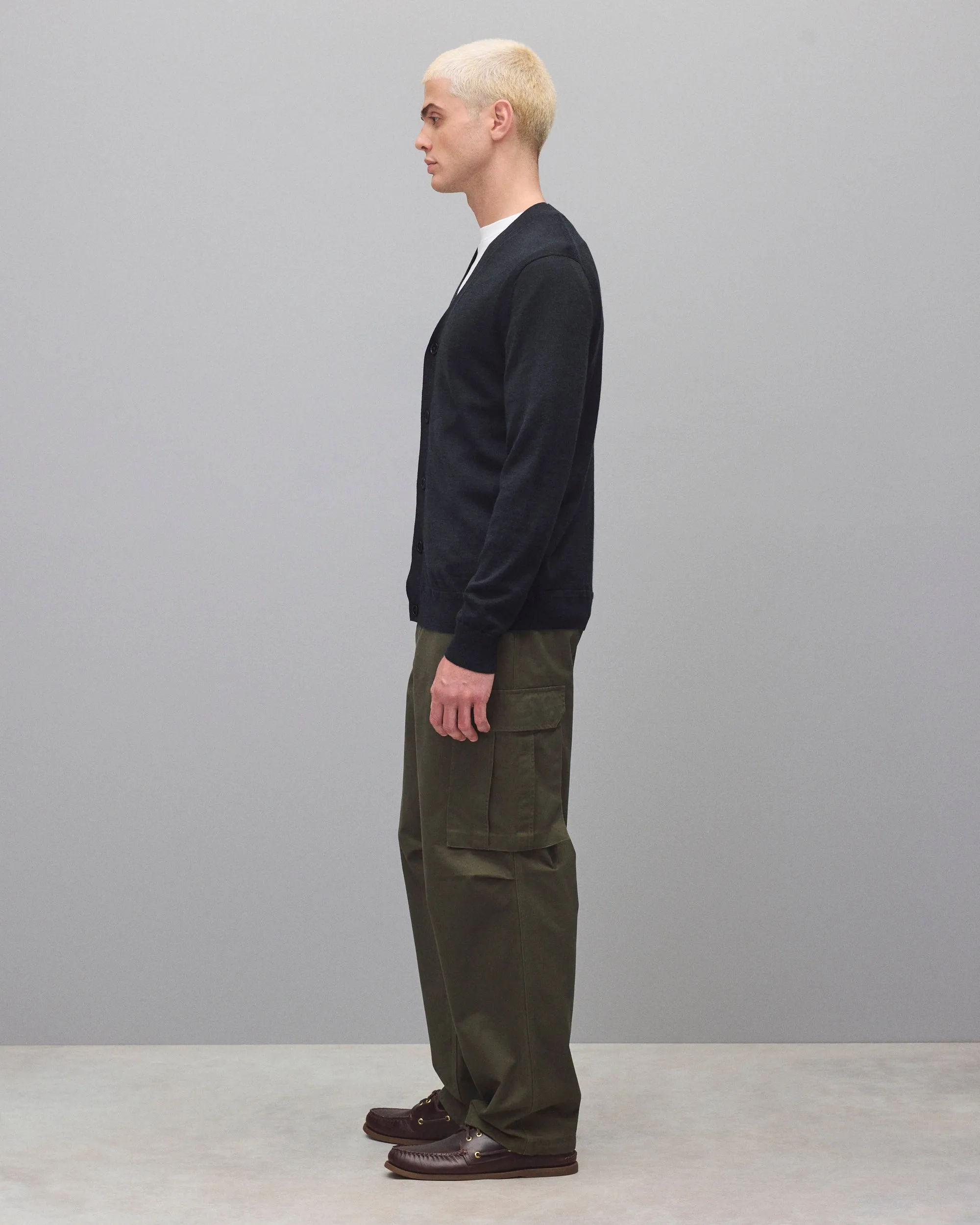 Lightweight Merino Harry Cardigan sold by Reigning Champ product image thumbnail 4