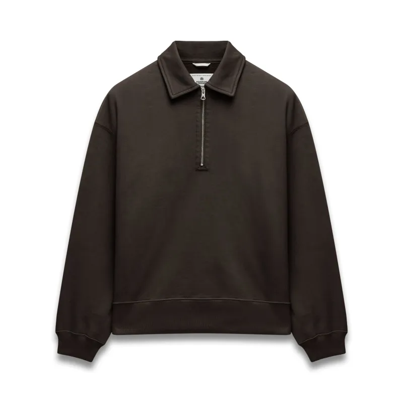 Brushed Fleece Relaxed Half Zip Sweatshirt sold by Reigning Champ