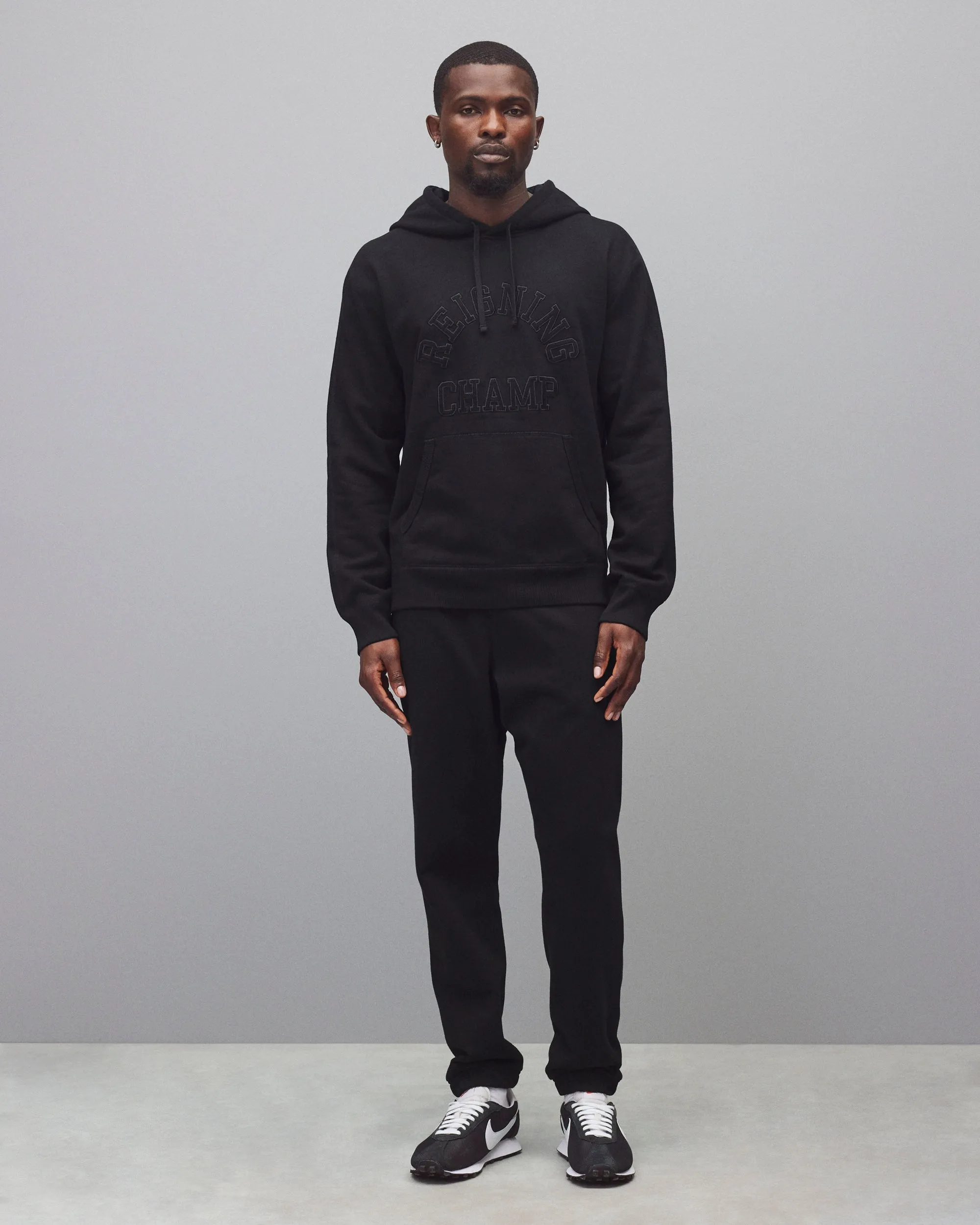 Midweight Terry Arch Logo Standard Hoodie sold by Reigning Champ product image thumbnail 3