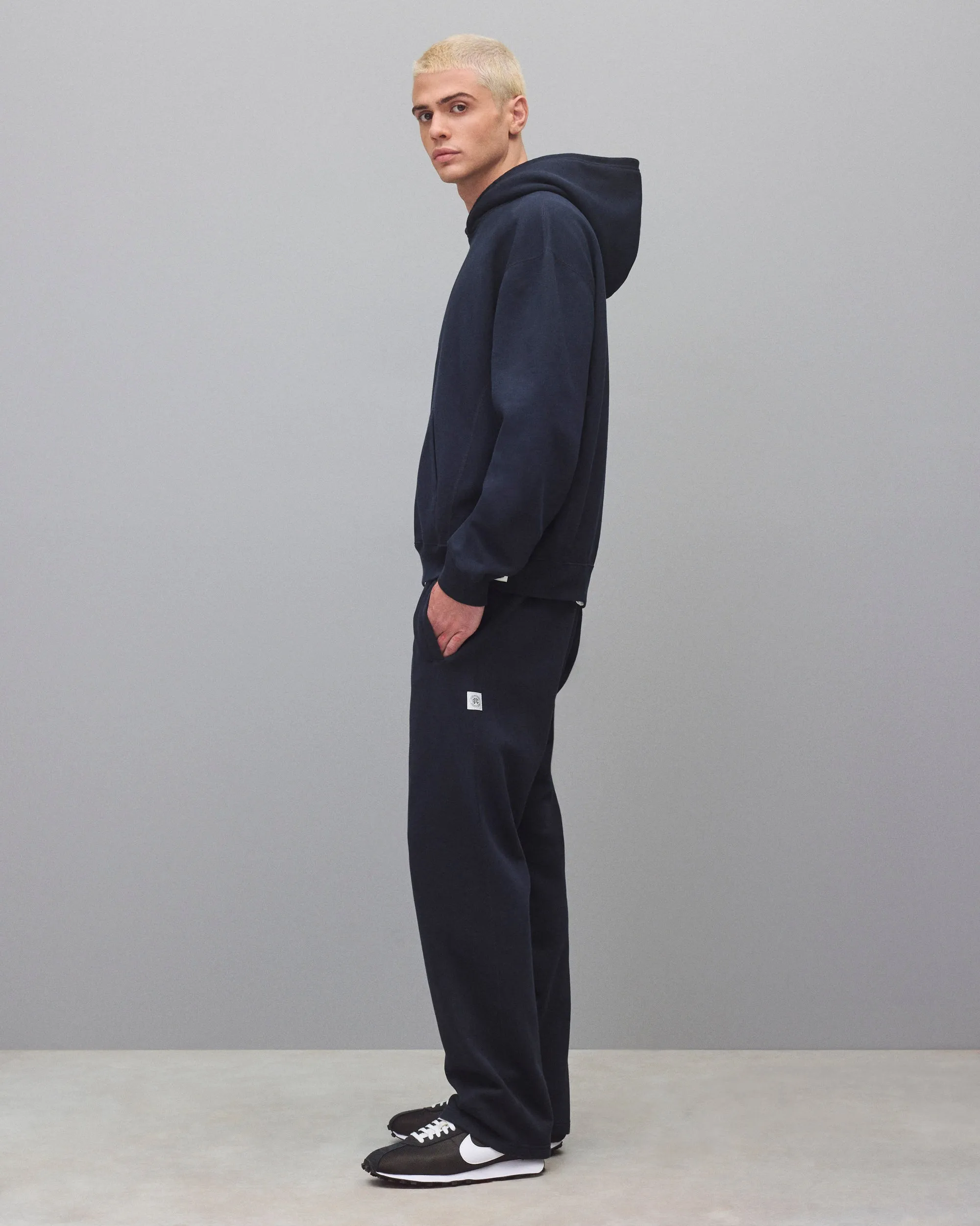 Brushed Fleece '97 Relaxed Hoodie sold by Reigning Champ product image thumbnail 4