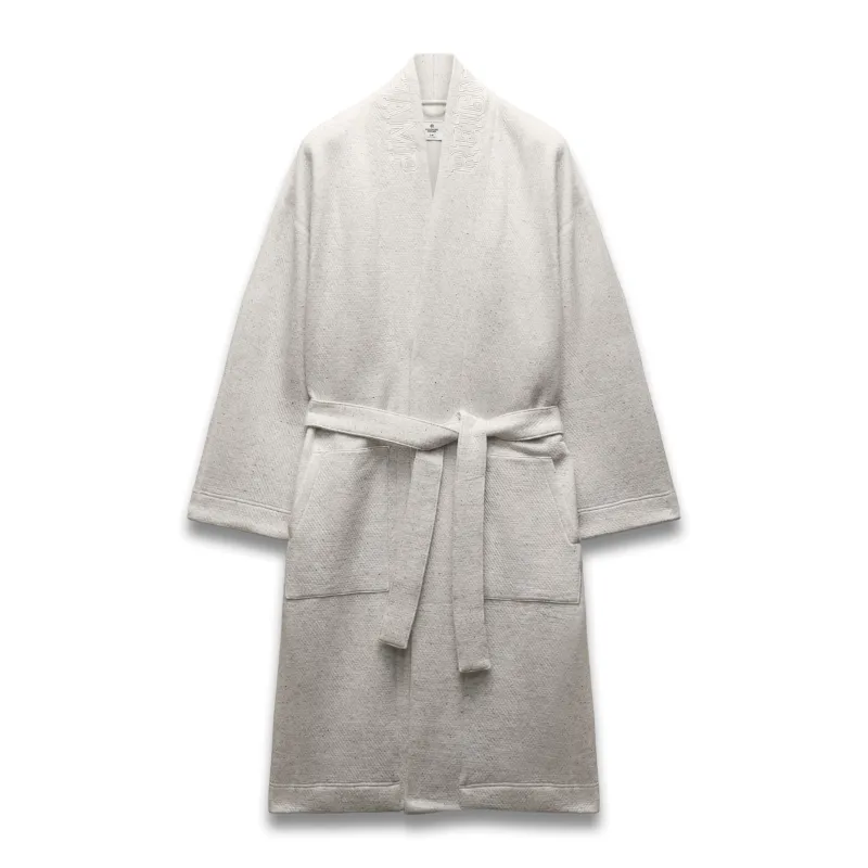 Cabin Fleece Logo Relaxed Robe sold by Reigning Champ