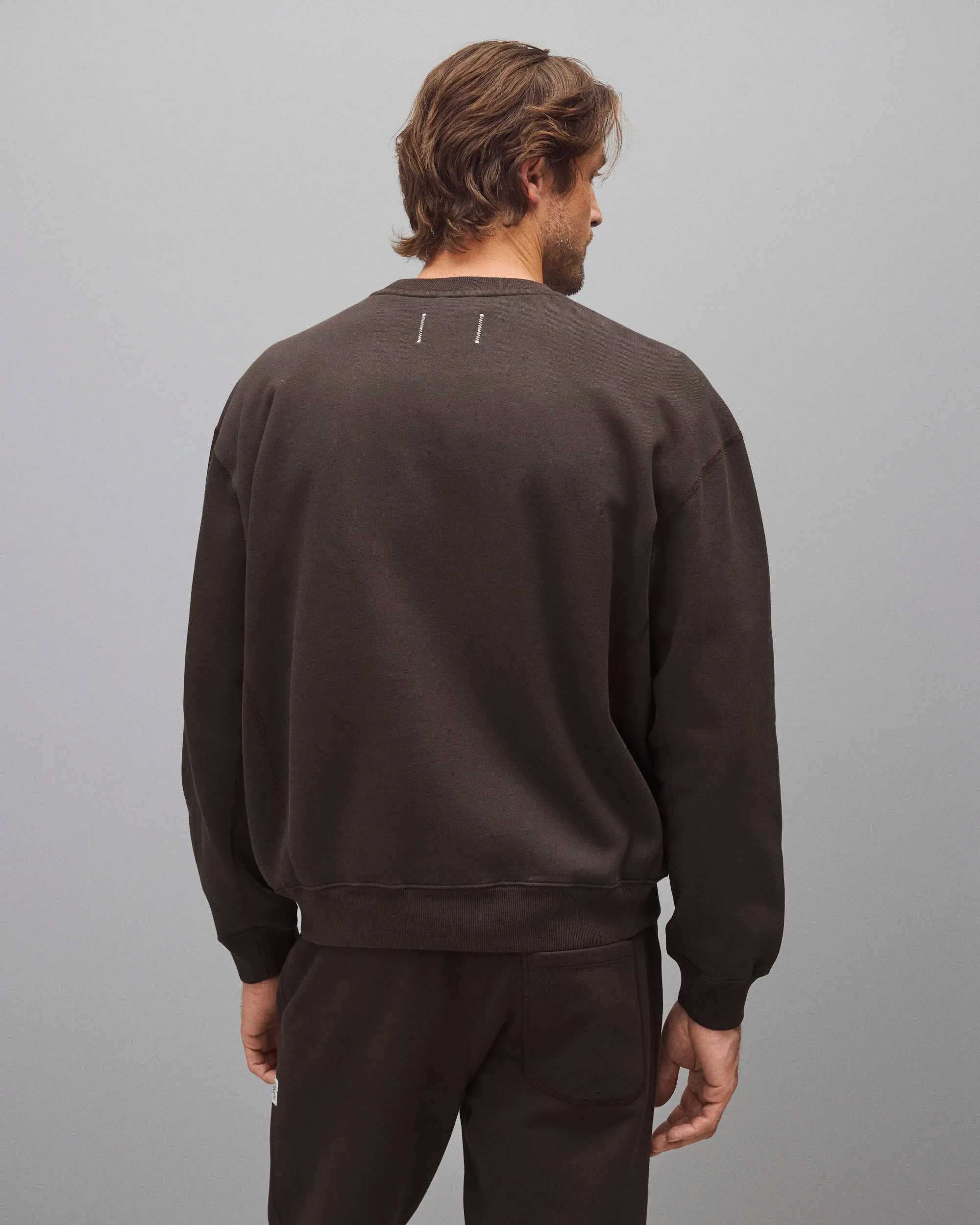 Brushed Fleece '97 Relaxed Crewneck sold by Reigning Champ product image thumbnail 5