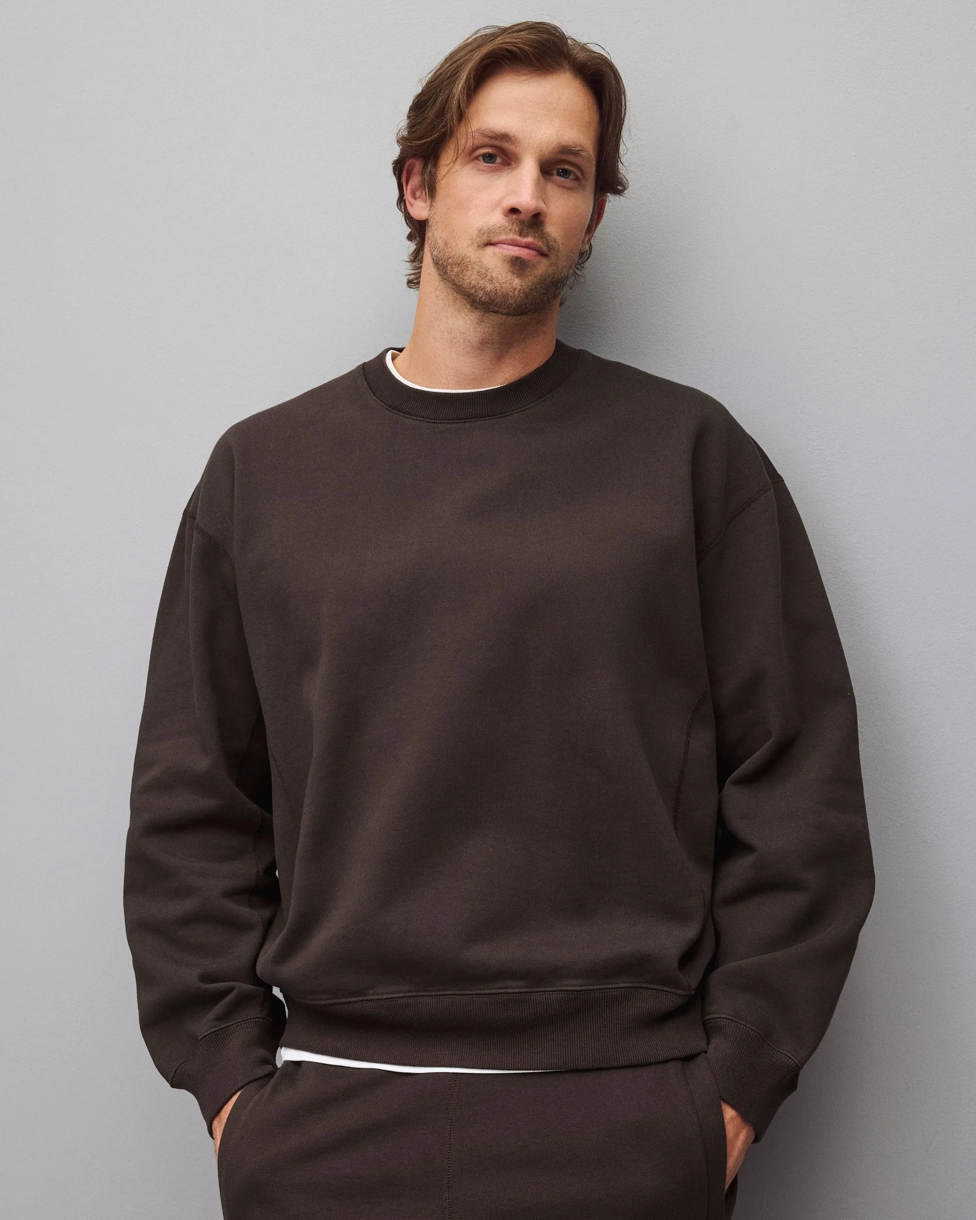 Brushed Fleece '97 Relaxed Crewneck sold by Reigning Champ product image thumbnail 2