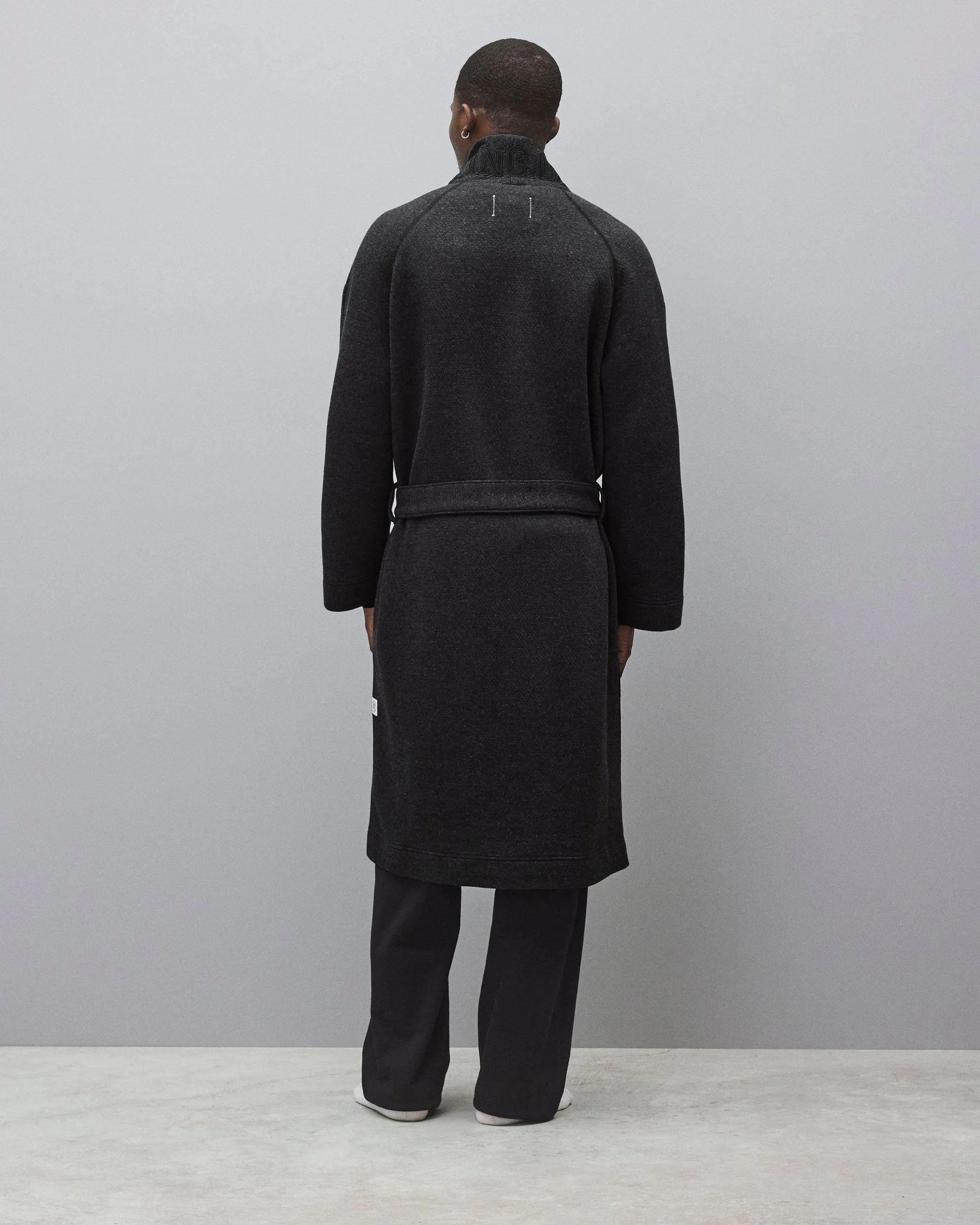Cabin Fleece Logo Relaxed Robe sold by Reigning Champ product image thumbnail 5
