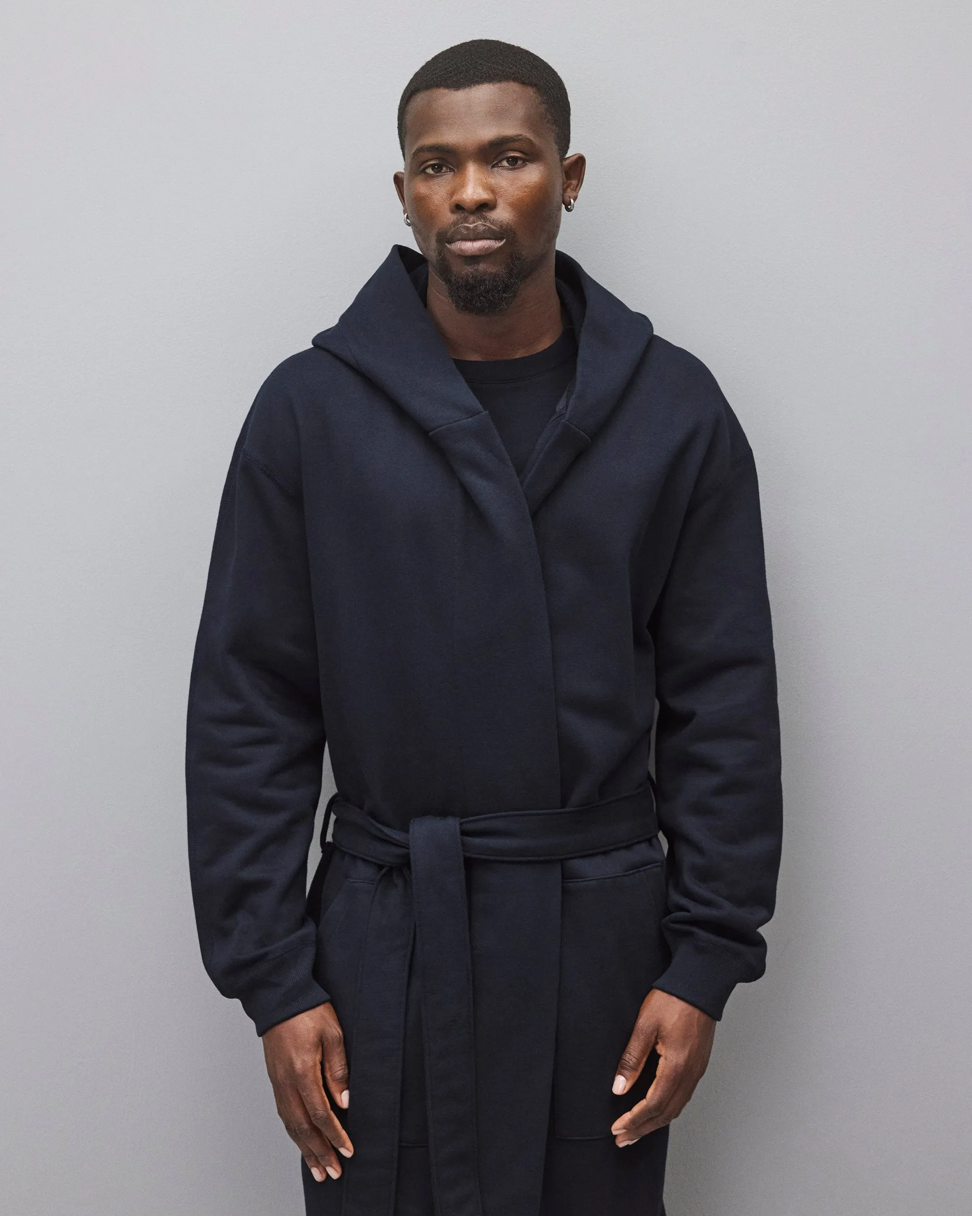 Midweight Terry Relaxed Hooded Robe sold by Reigning Champ product image thumbnail 3