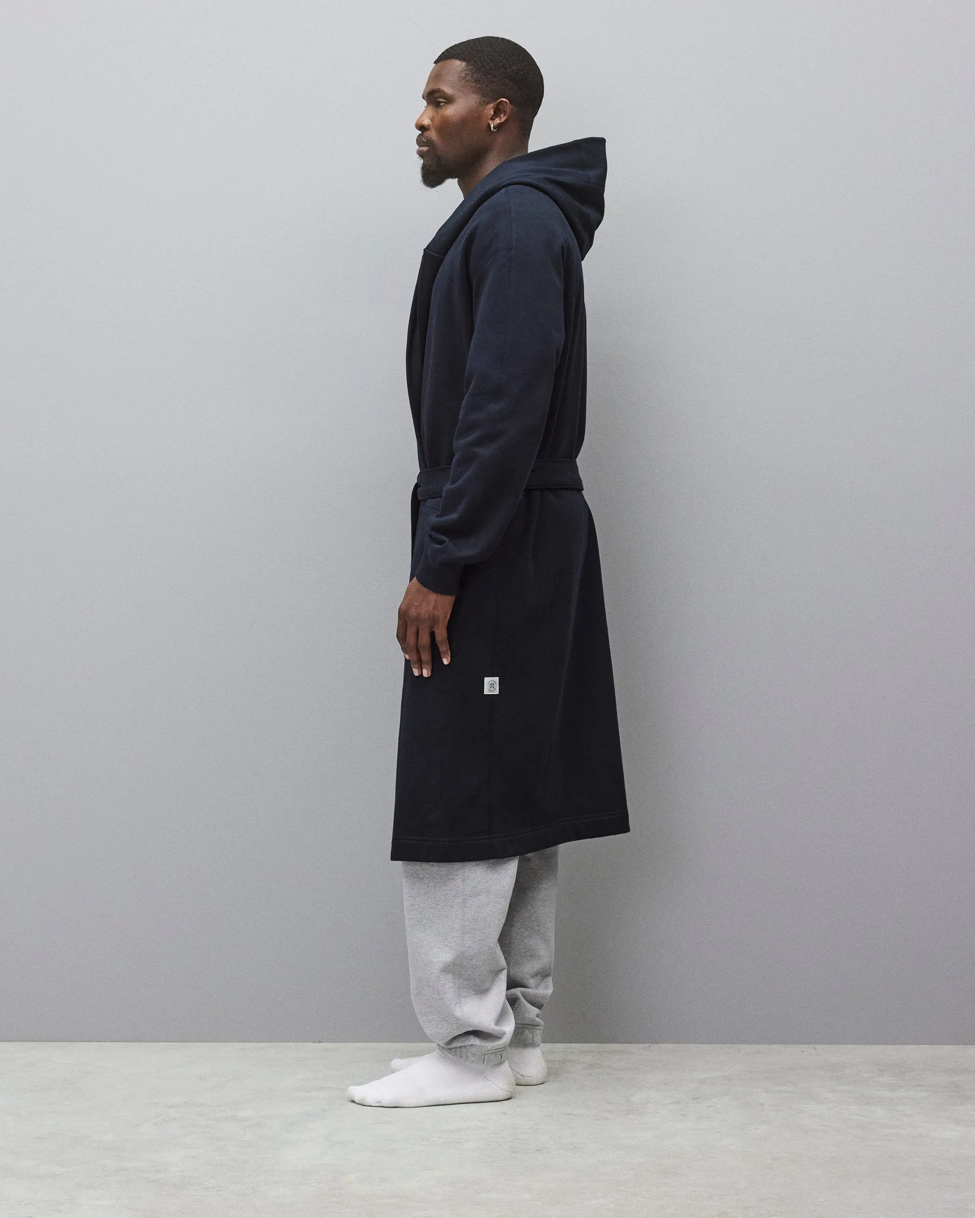 Midweight Terry Relaxed Hooded Robe sold by Reigning Champ product image thumbnail 4