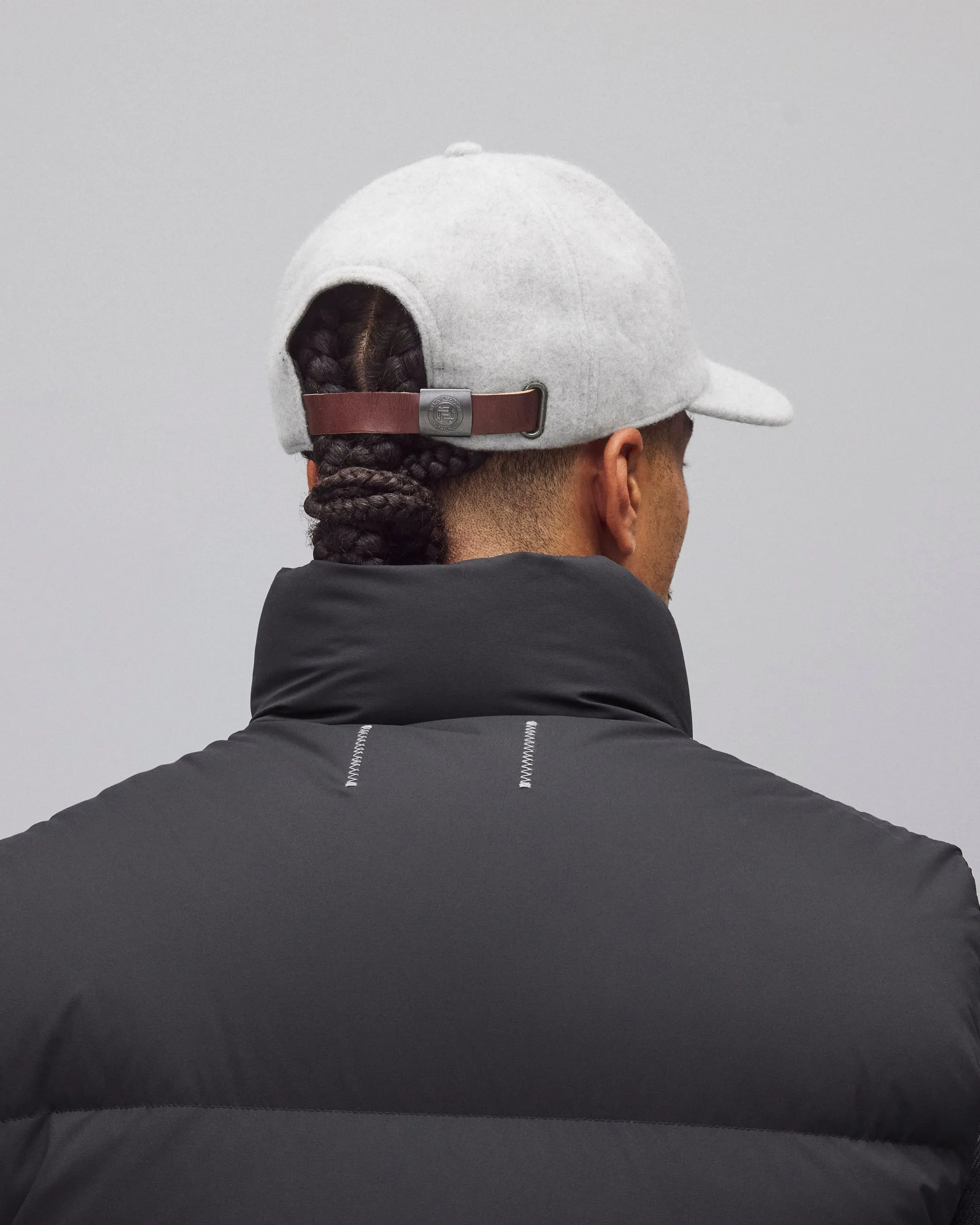 Wool Leather Strapback Cap sold by Reigning Champ product image thumbnail 4