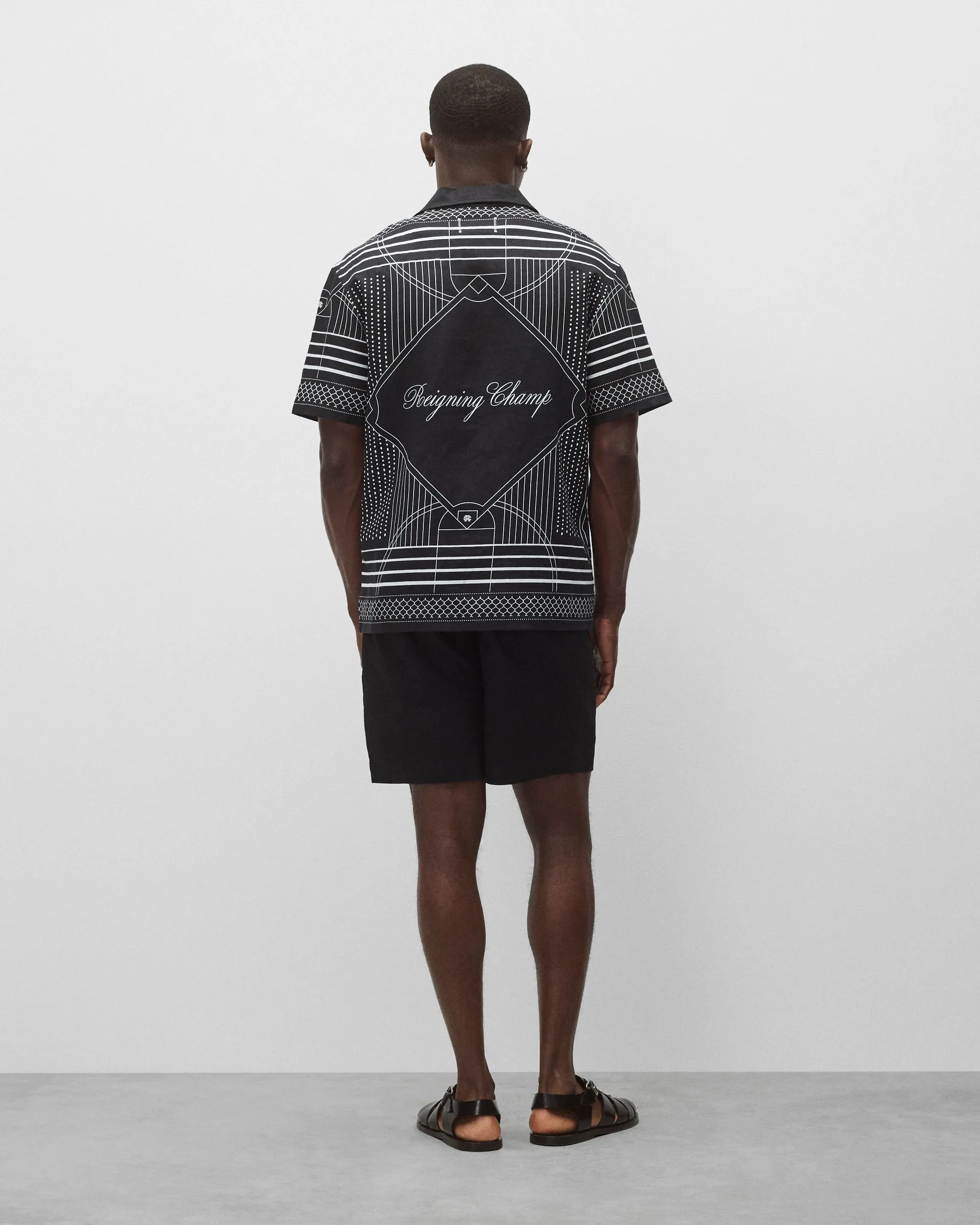 Linen Arena Standard Camp Shirt sold by Reigning Champ product image thumbnail 5