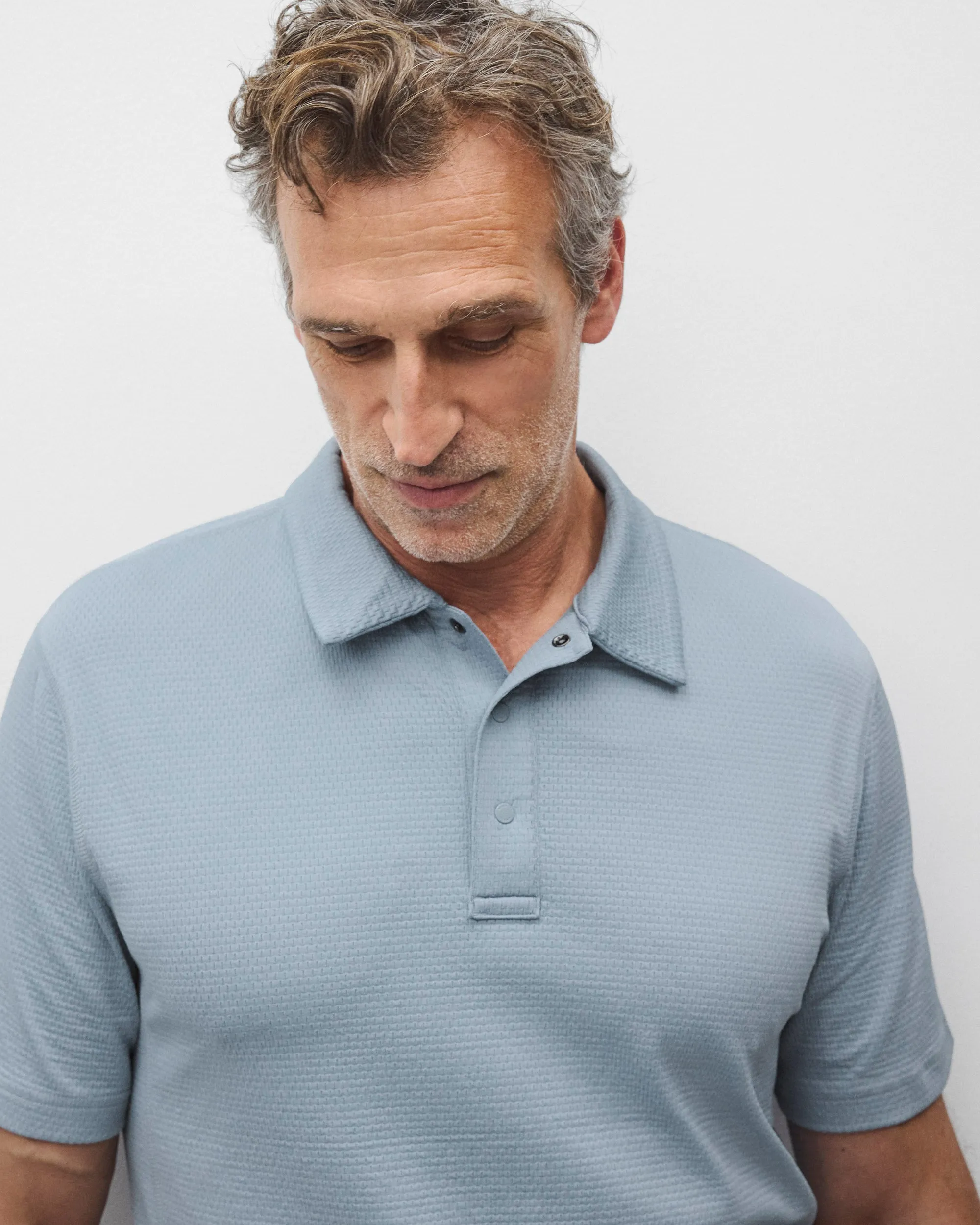 Solotex Mesh Tiebreak Standard Polo sold by Reigning Champ product image thumbnail 3