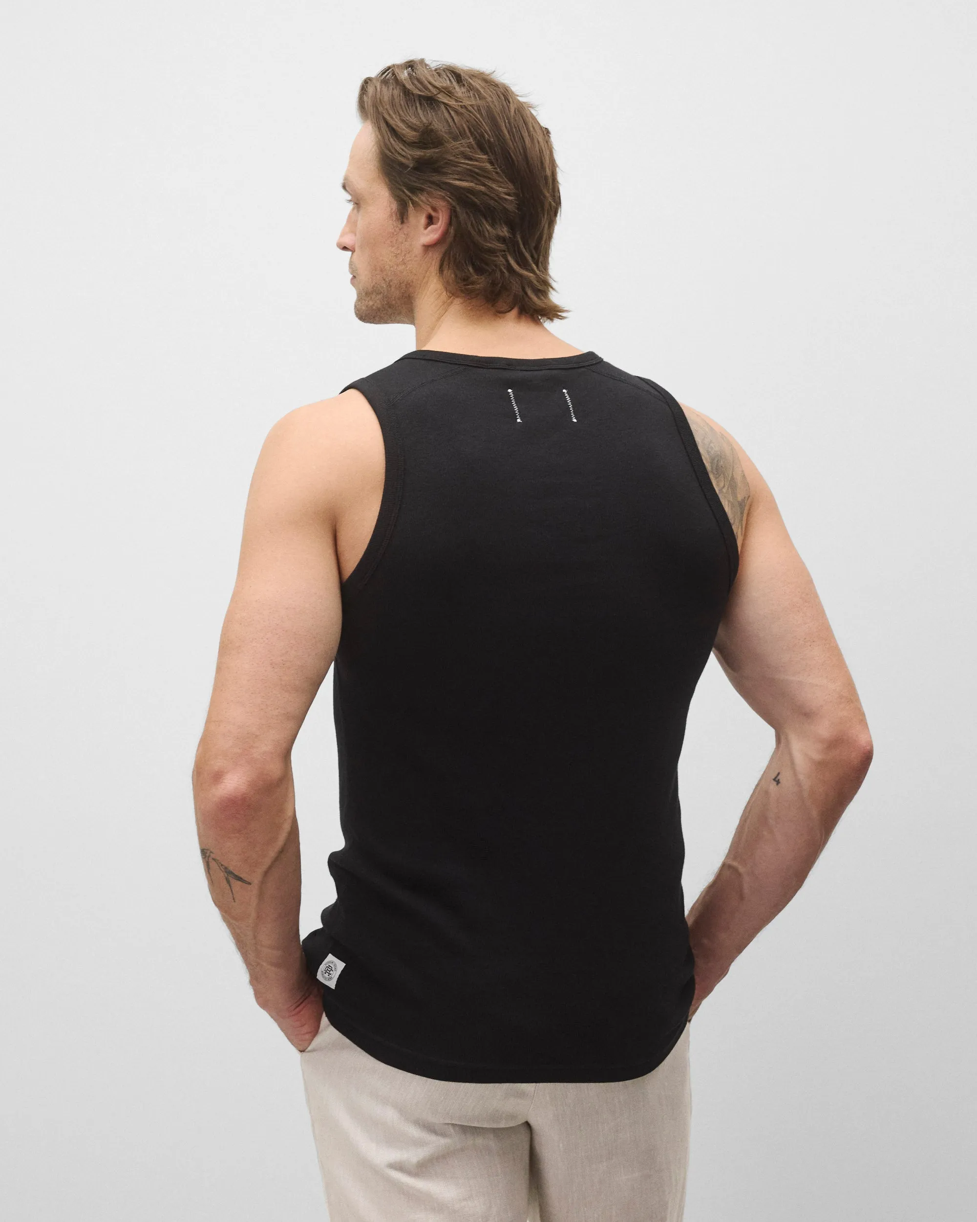 Cotton Rib Slim Tank Top sold by Reigning Champ product image thumbnail 5