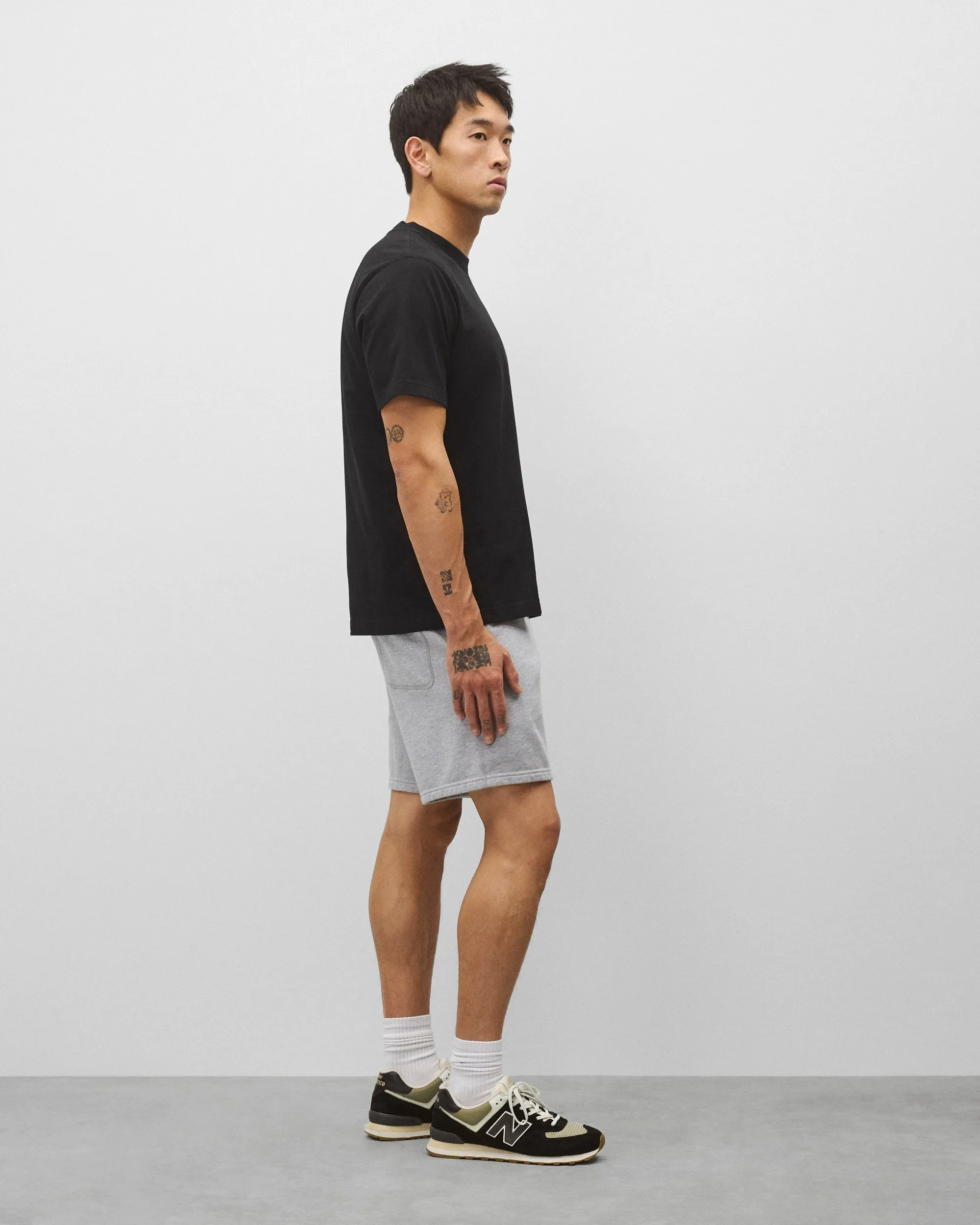 Midweight Jersey Felt Monogram OG T-Shirt sold by Reigning Champ product image thumbnail 4