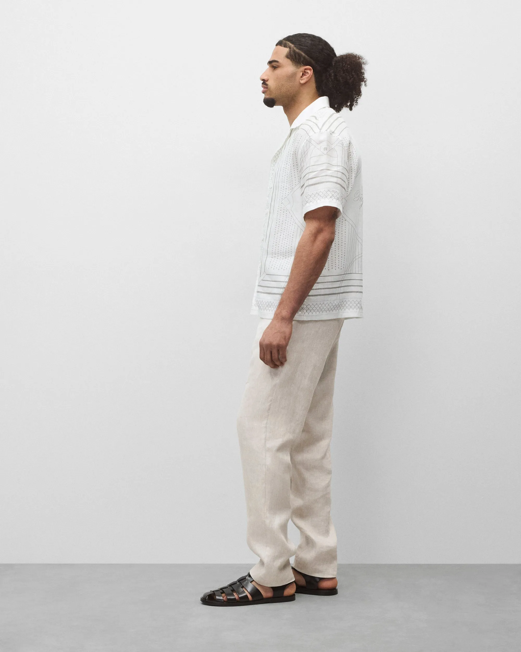 Linen Arena Standard Camp Shirt sold by Reigning Champ product image thumbnail 4
