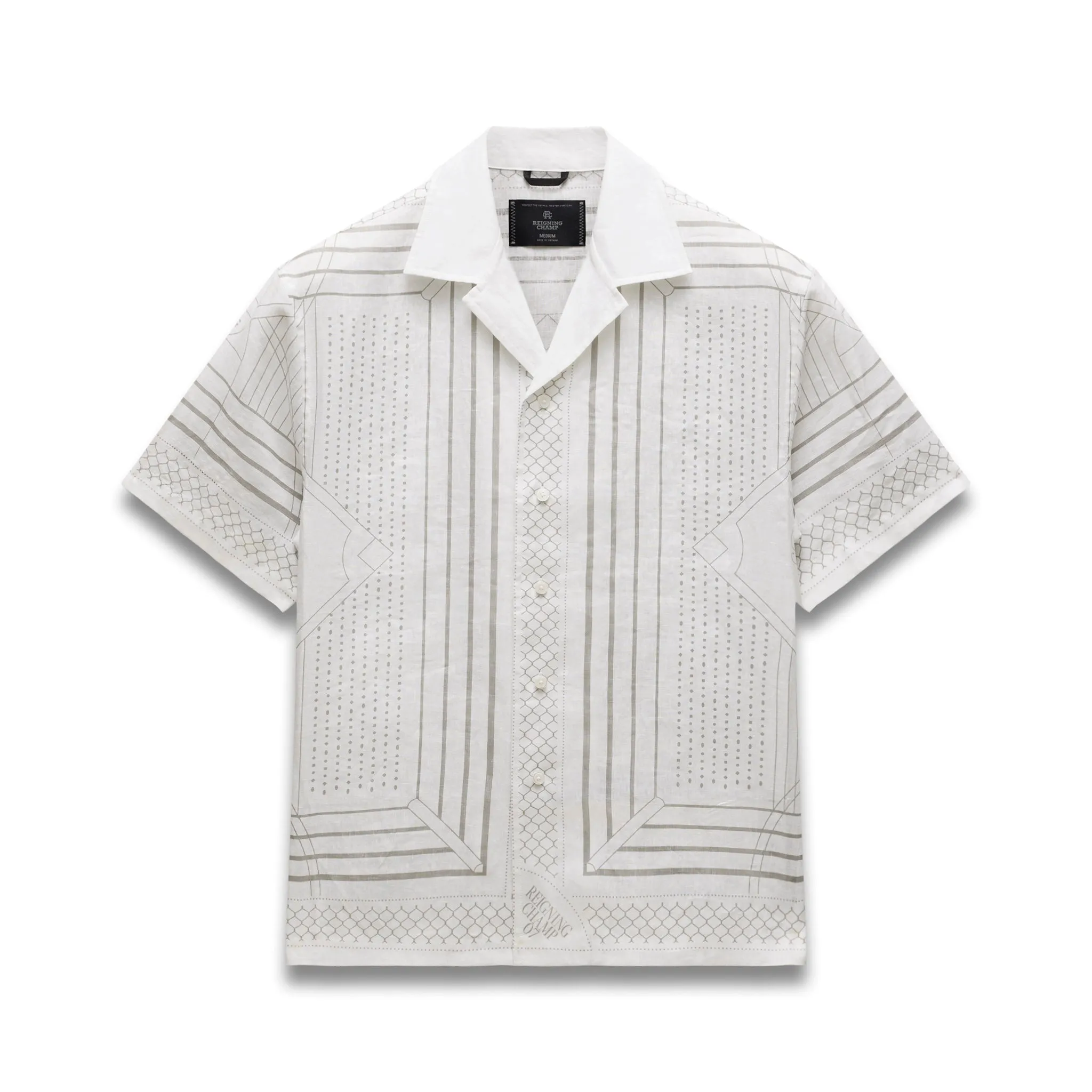 Linen Arena Standard Camp Shirt sold by Reigning Champ