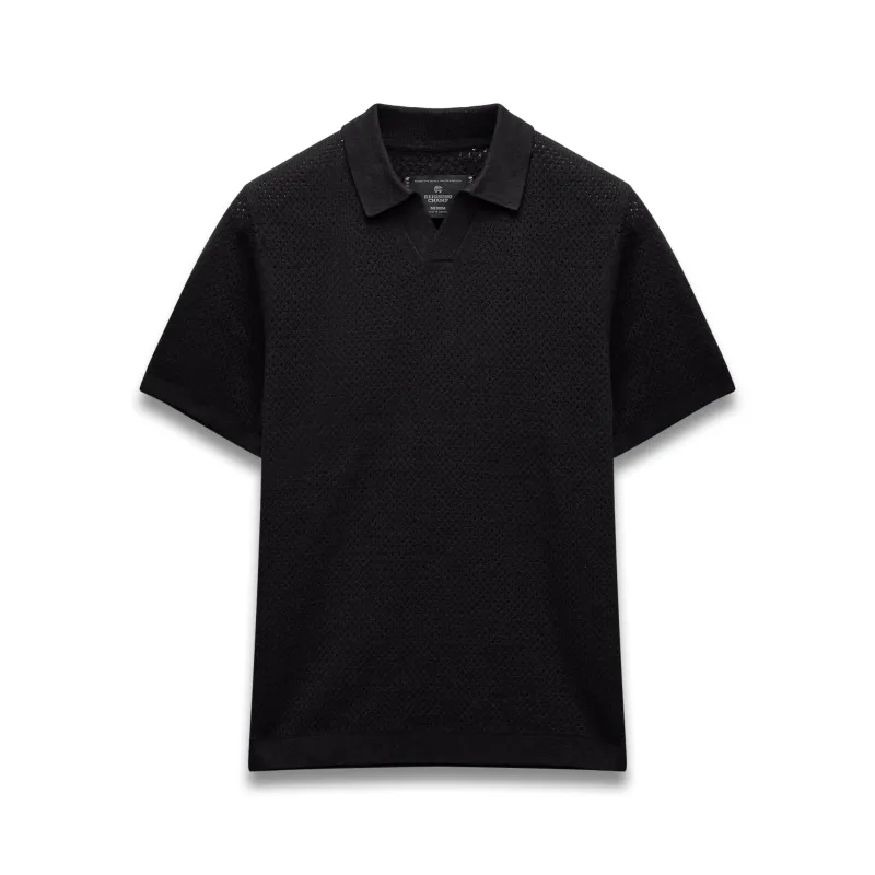 Cotton Linen Victor Polo sold by Reigning Champ