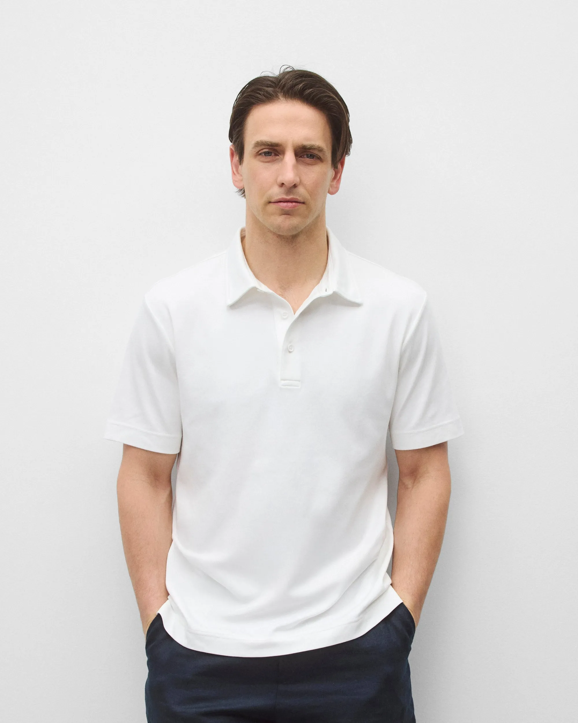 Cotton Interlock Podium Standard Polo sold by Reigning Champ product image thumbnail 2
