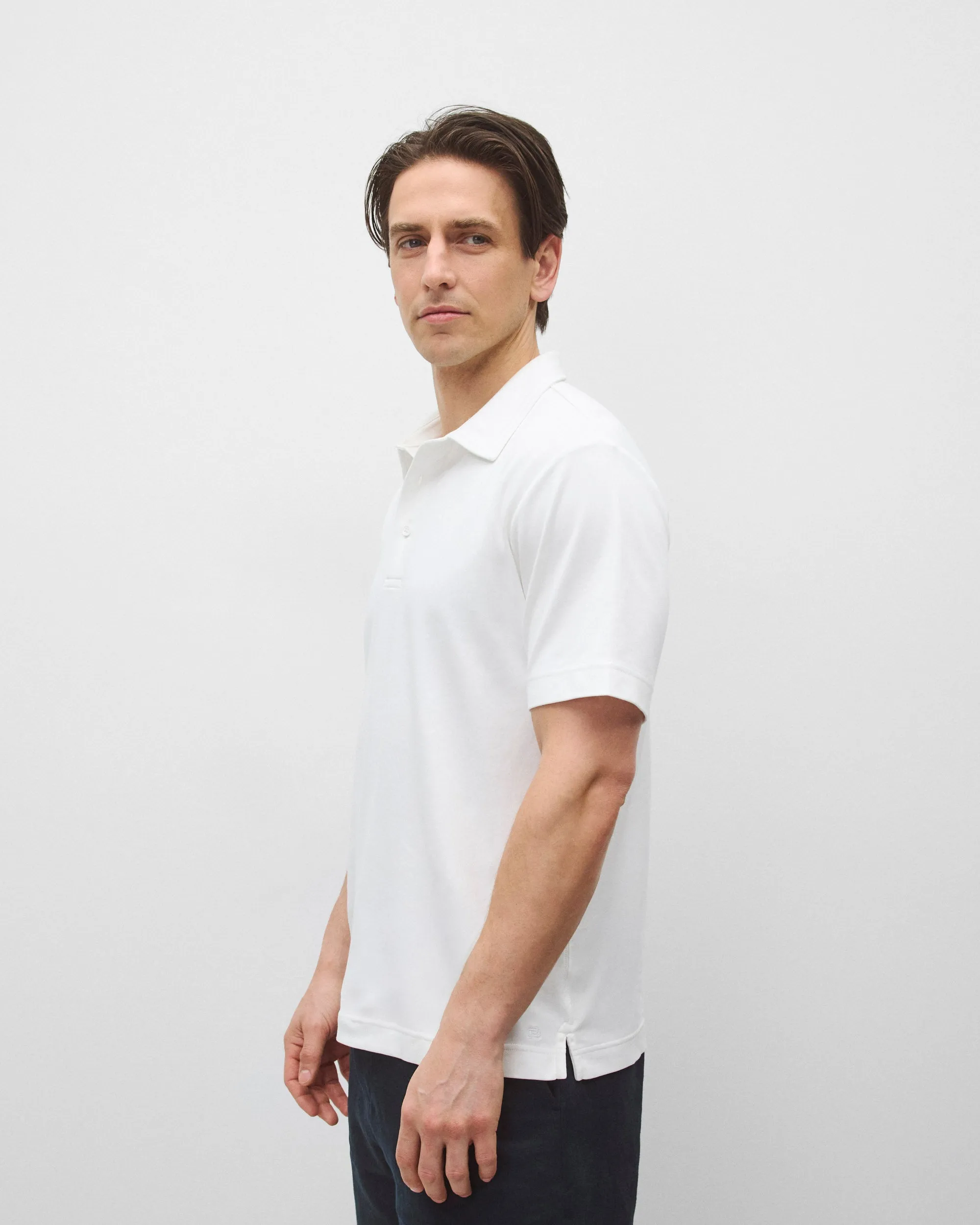 Cotton Interlock Podium Standard Polo sold by Reigning Champ product image thumbnail 4