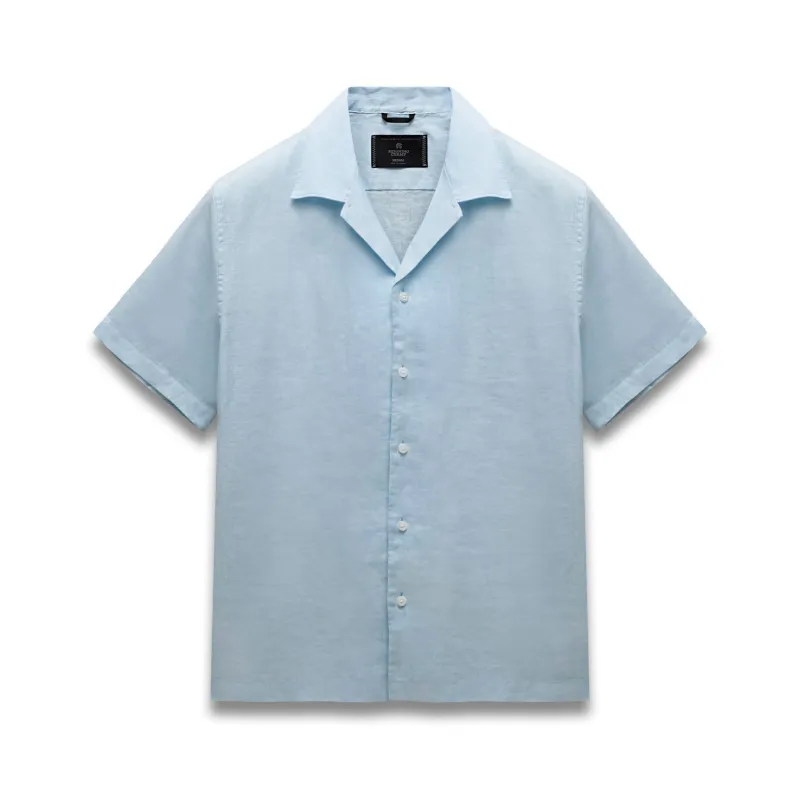 Linen Retreat Standard Camp Shirt made by Reigning Champ