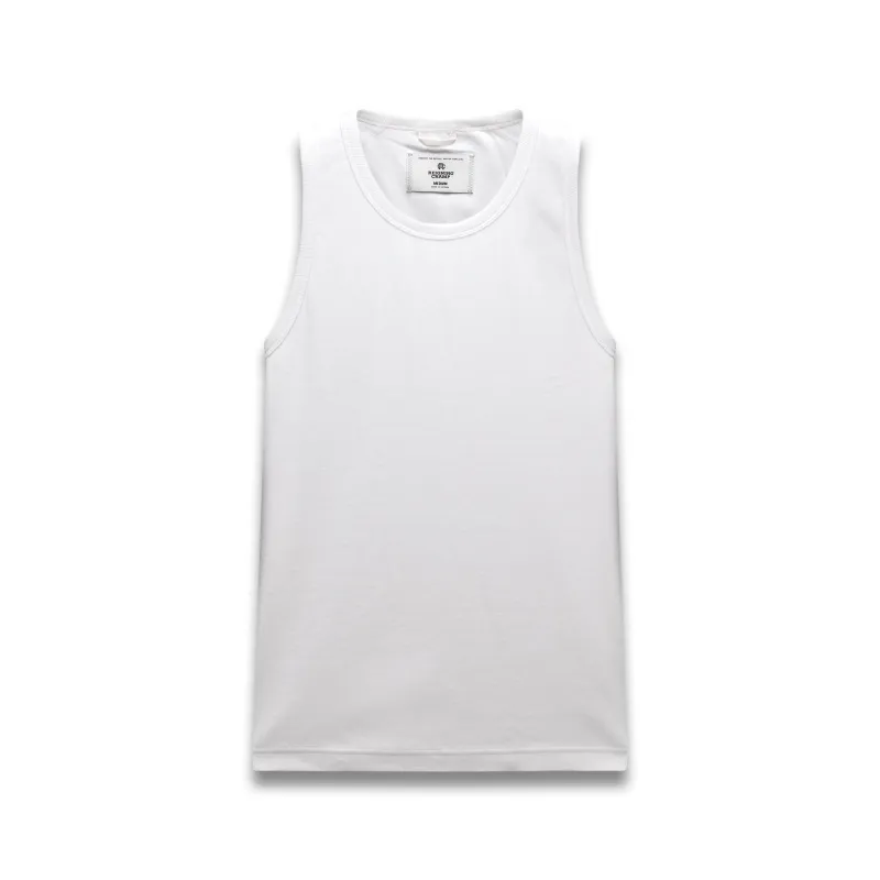 Cotton Rib Slim Tank Top made by Reigning Champ