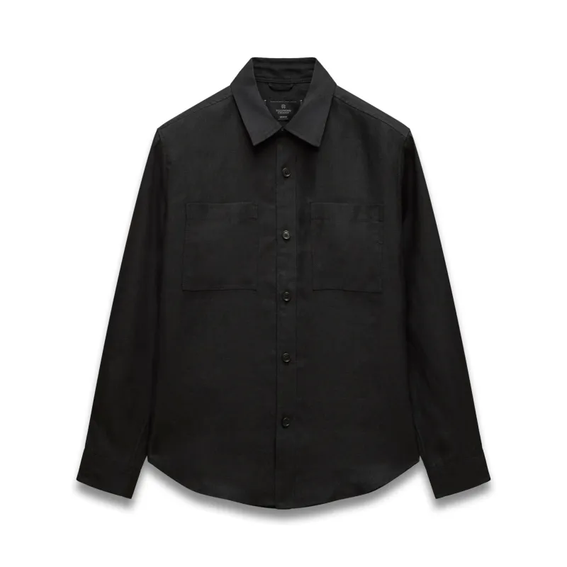 Linen Concourse Standard Overshirt made by Reigning Champ