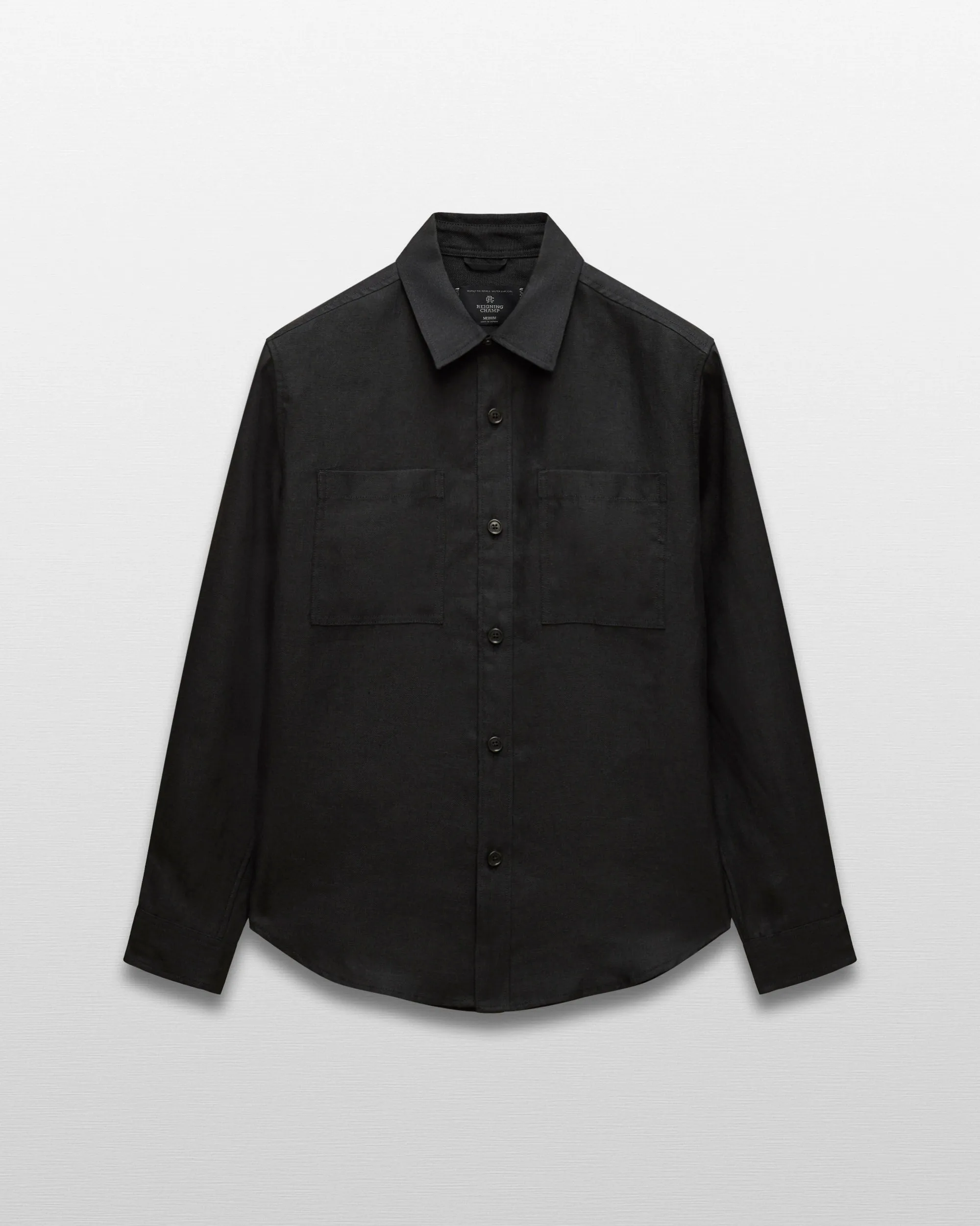 Linen Concourse Standard Overshirt sold by Reigning Champ product image thumbnail 2