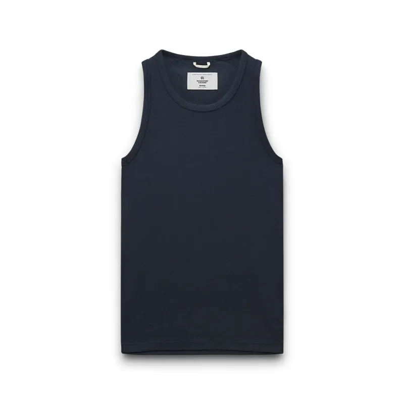 Cotton Rib Slim Tank Top made by Reigning Champ