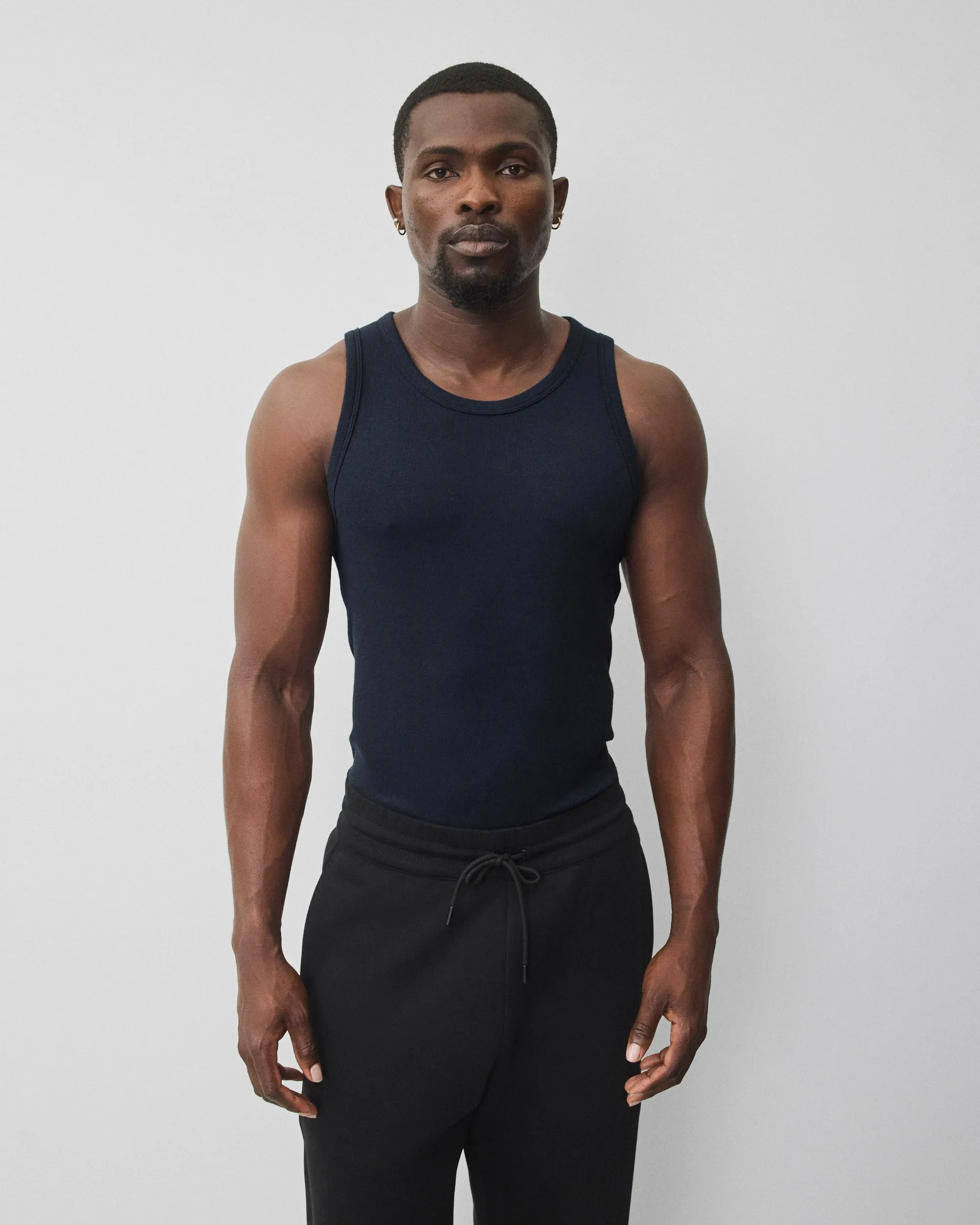 Cotton Rib Slim Tank Top sold by Reigning Champ product image thumbnail 2