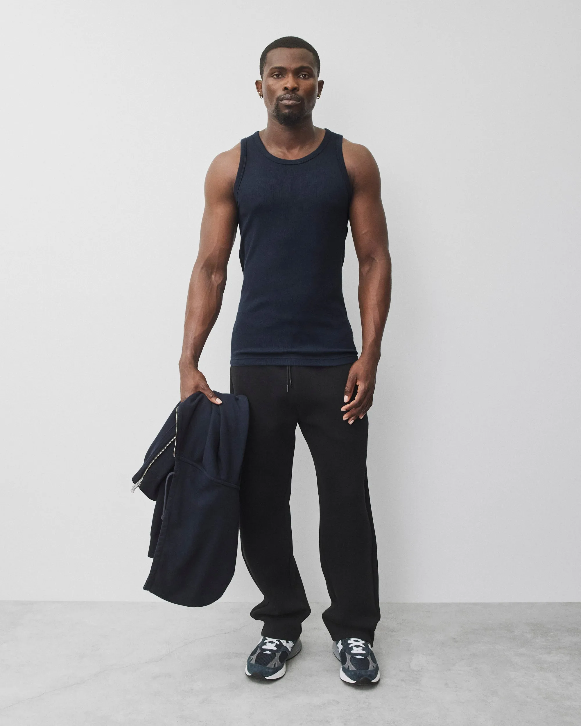 Cotton Rib Slim Tank Top sold by Reigning Champ product image thumbnail 3