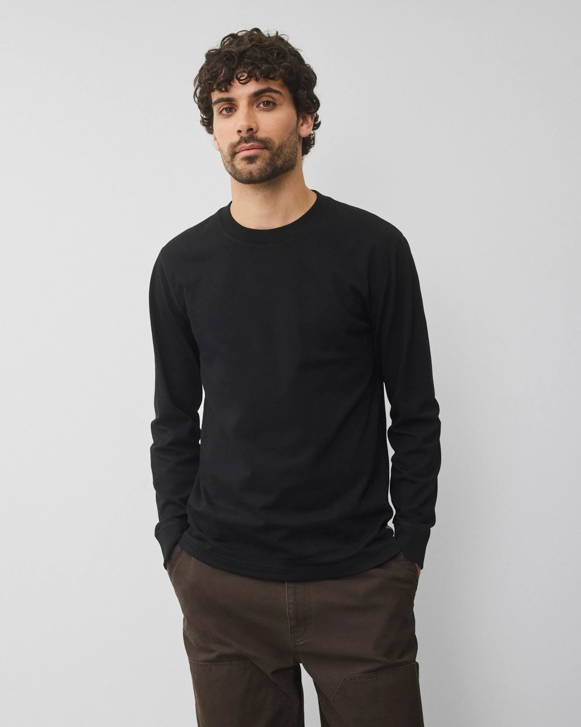 Midweight Jersey Standard Long Sleeve sold by Reigning Champ product image thumbnail 2