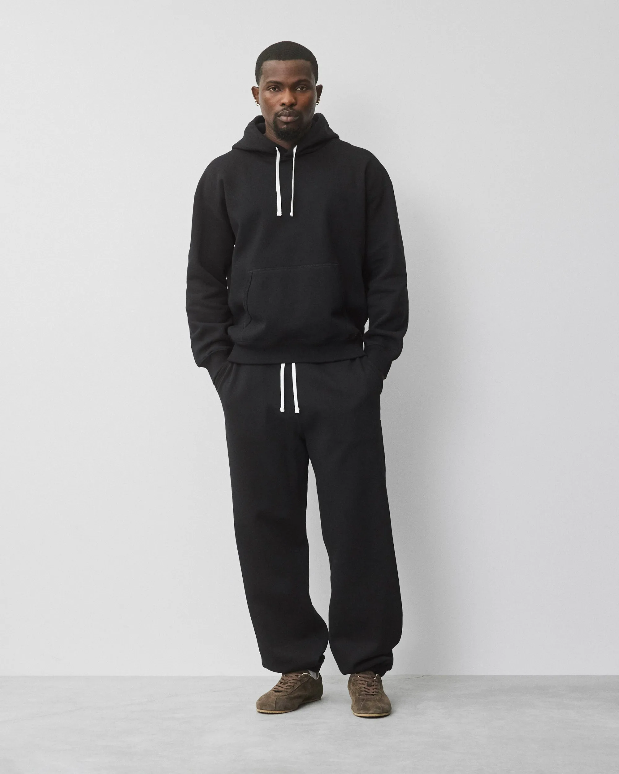 Brushed Fleece Relaxed Hoodie sold by Reigning Champ product image thumbnail 3